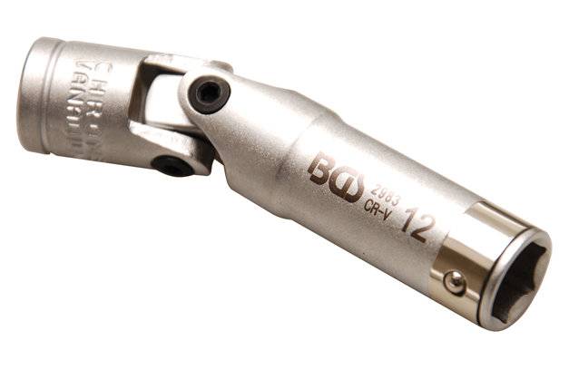 Glühkerzen-Gelenk-Einsatz Sechskant Antrieb Innenvierkant 10 mm (3/8) SW 12 mm
