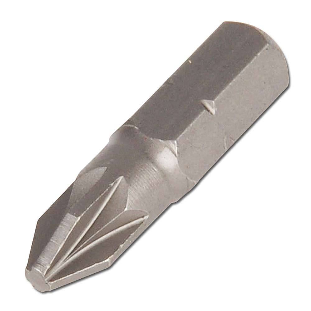 Bit PZ - Antrieb 1/4" - Länge 25 mm - Chrom-Vanadium-Stahl