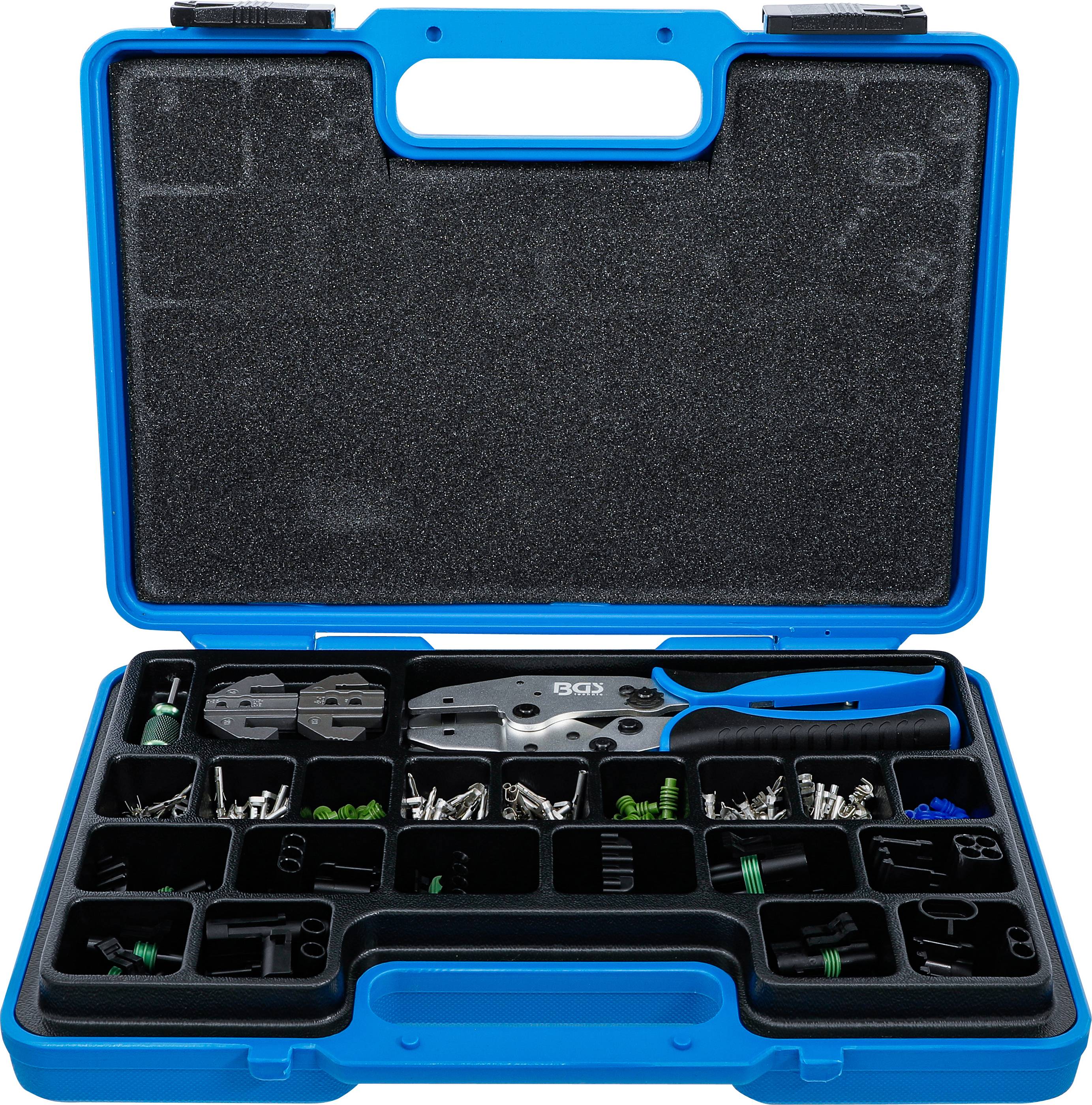 BGS technic Crimpzangen-Satz mit wasserdichten Steckverbindern |