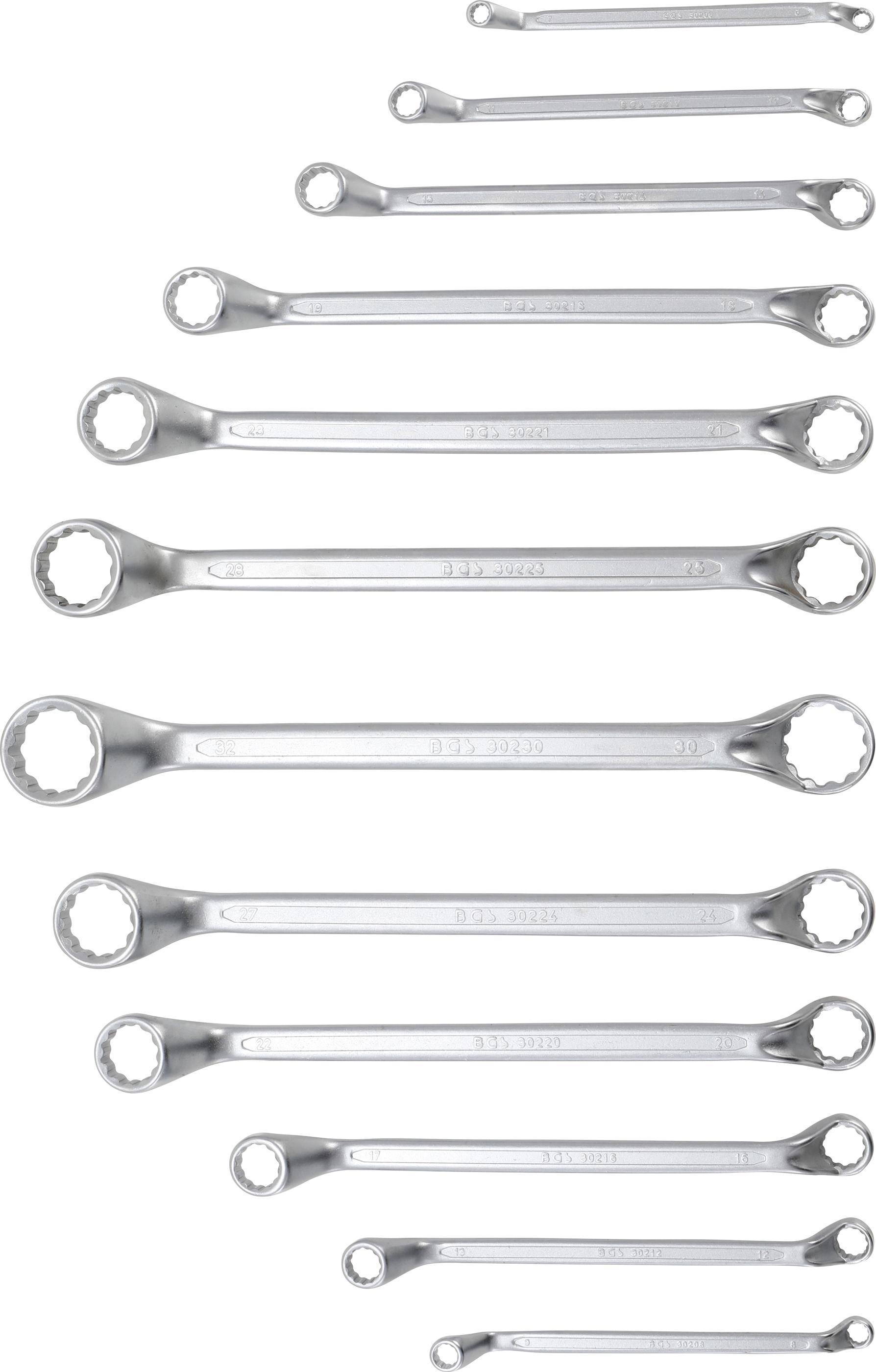 BGS technic Doppel-Ringschlssel-Satz | tief gekrpft | SW 6 - 32 mm |