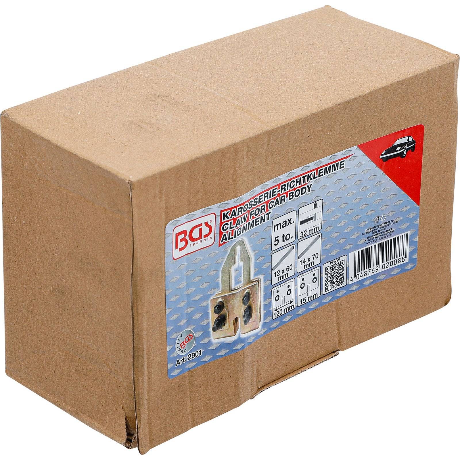 BGS Karosserie-Richtklemme 120 mm eine Zugrichtung max. 5 t - 2901