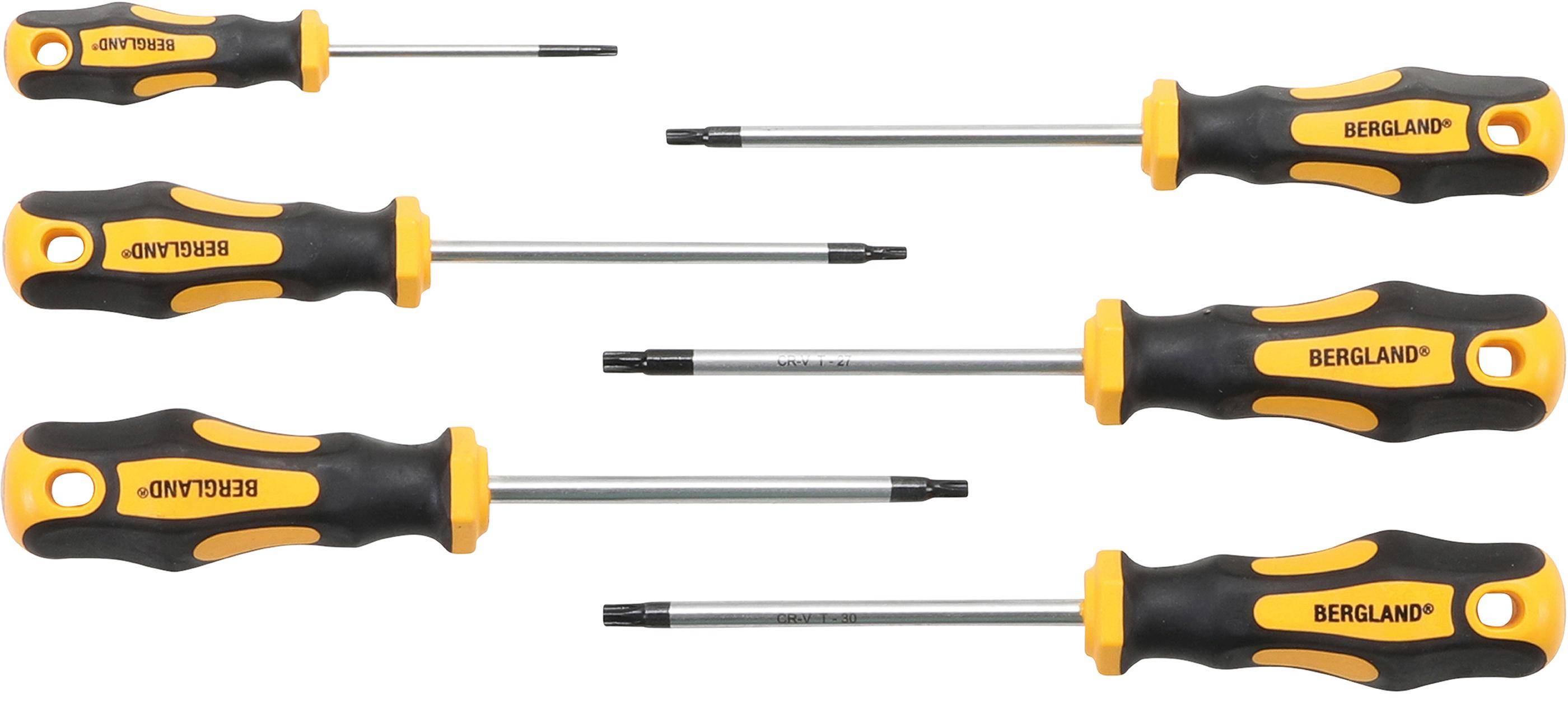 BGS Do It Yourself Schraubendreher-Satz | T-Profil (für Torx) T10 -