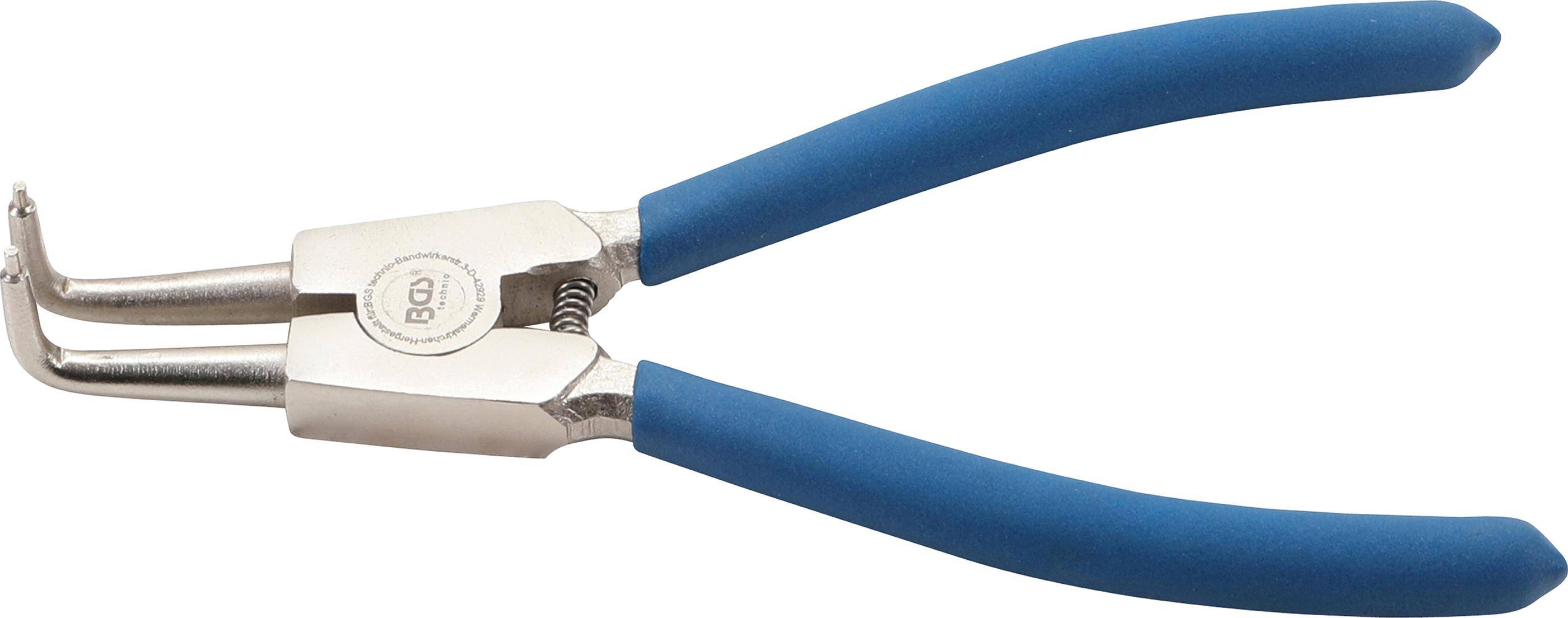 BGS Sprengringzange | abgewinkelt | fr Auensprengringe | 175 mm
