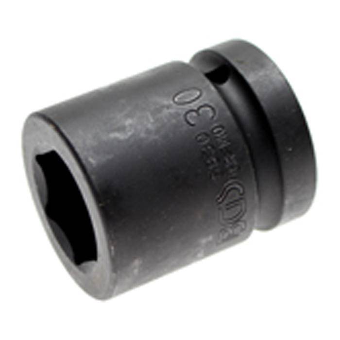 Kraft-Einsatz - 1" Antrieb - 30 mm - CR-MO-Stahl - phosphatiert - mit Rille und Bohrung für Haltekugel