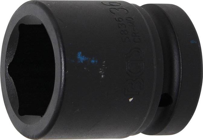 Kraft-Steckschlüssel-Einsatz Sechskant Antrieb Innenvierkant 25 mm (1) SW 36 mm