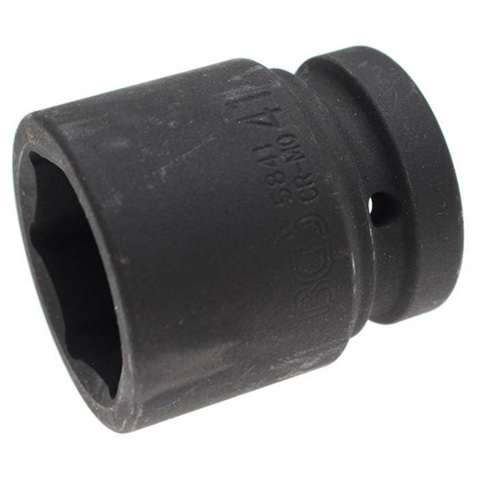 Kraft-Einsatz - 1" Antrieb - 41 mm - CR-MO-Stahl - phosphatiert - mit Rille und Bohrung für Haltekugel
