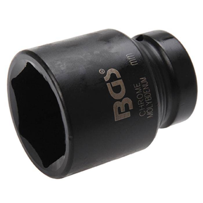 Kraft-Einsatz - 1" Antrieb - 46 mm - CR-MO-Stahl - phosphatiert - mit Rille und Bohrung für Haltekugel
