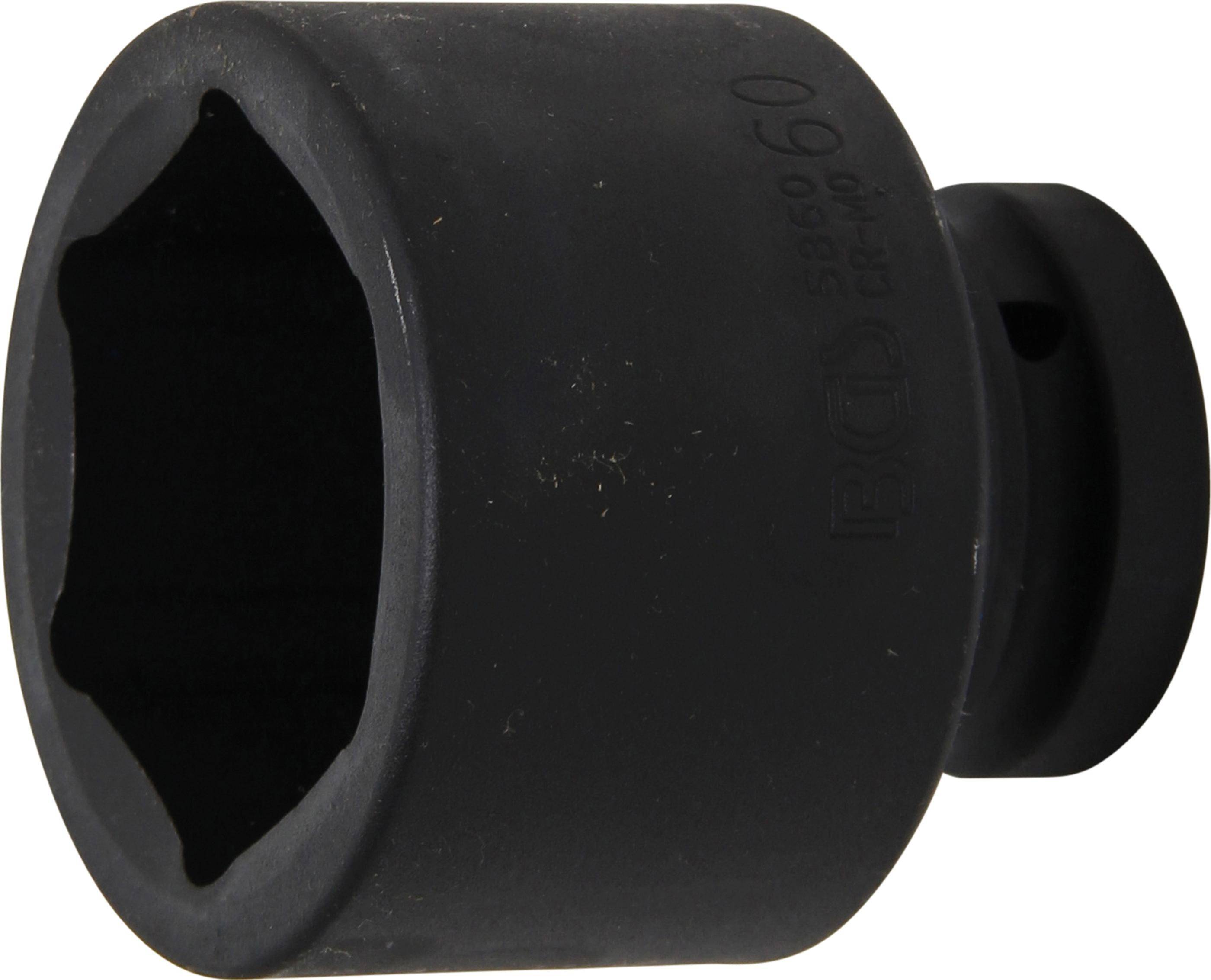 BGS Kraft-Steckschlüssel-Einsatz Sechskant | Antrieb Innenvierkant 25