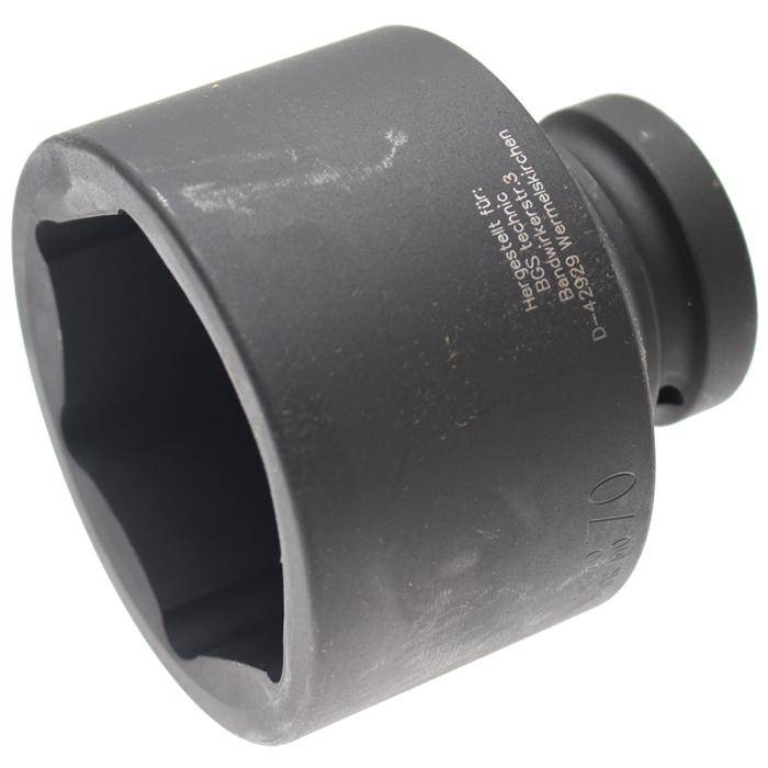 Kraft-Einsatz - 1" Antrieb - 70 mm - CR-MO-Stahl - phosphatiert - mit Rille und Bohrung für Haltekugel