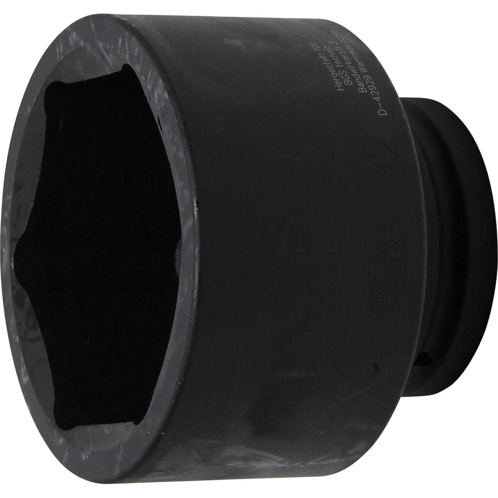 BGS Kraft-Steckschlüssel-Einsatz Sechskant Antrieb Innenvierkant 25 mm (1") SW 95 mm - 5895