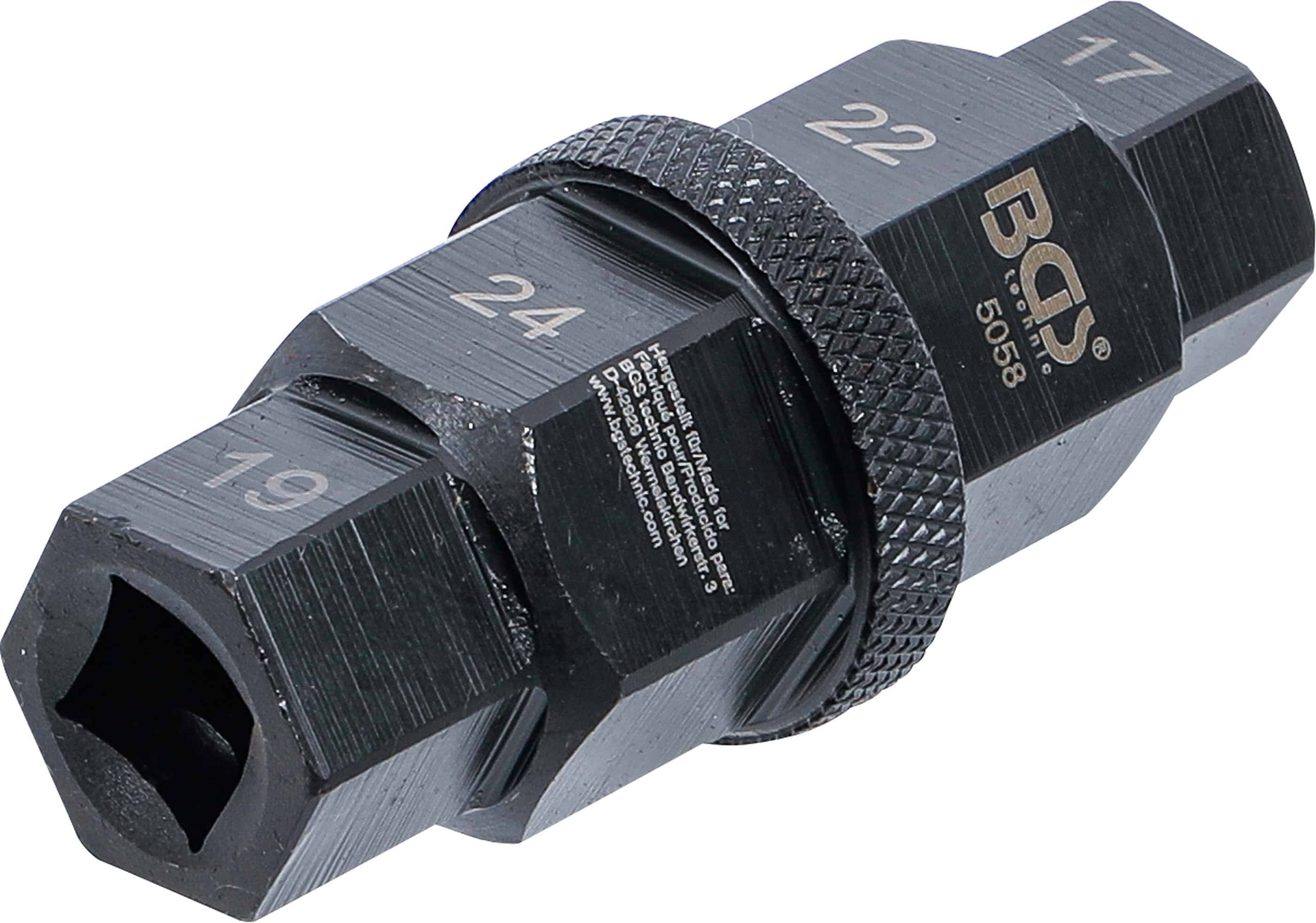 BGS TECHNIC Motorrad-Spezial-Einsatz, 5058, 17-19-22-24 mm