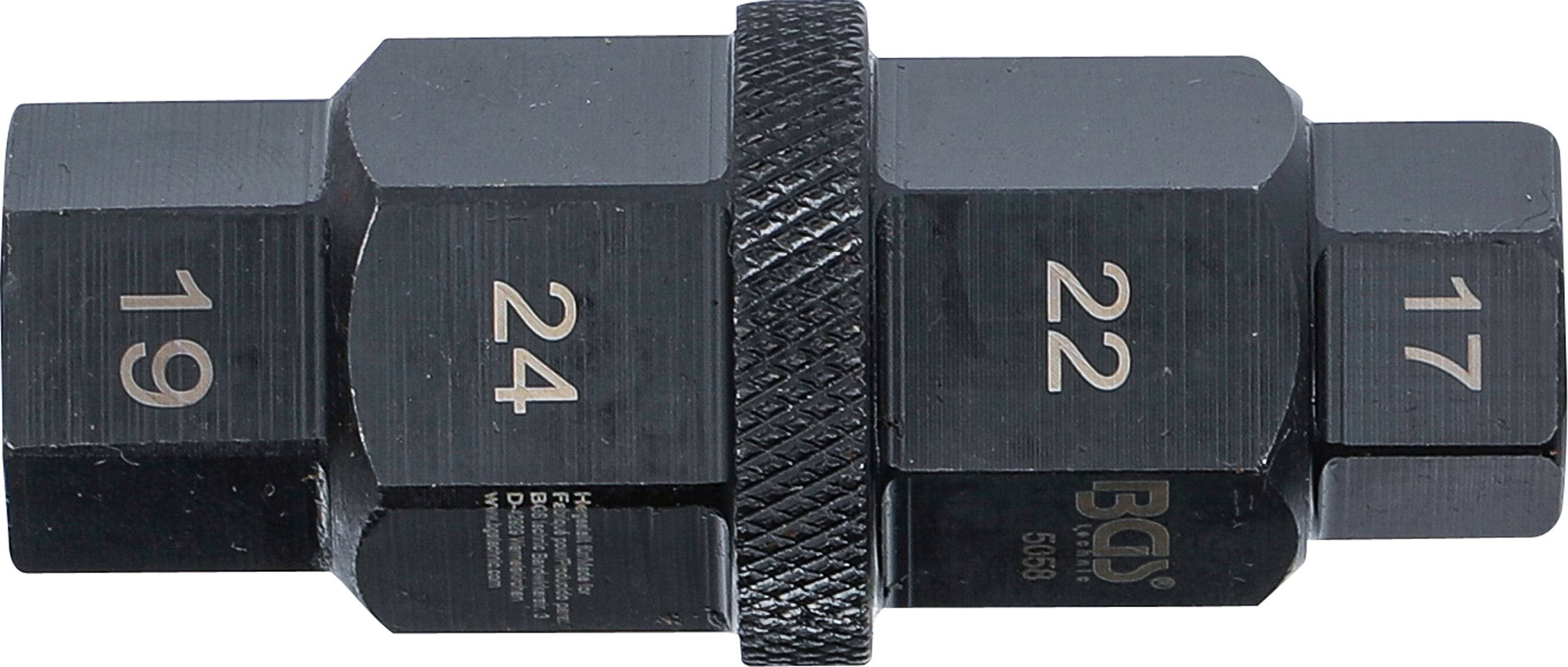 BGS TECHNIC Motorrad-Spezial-Einsatz, 5058, 17-19-22-24 mm