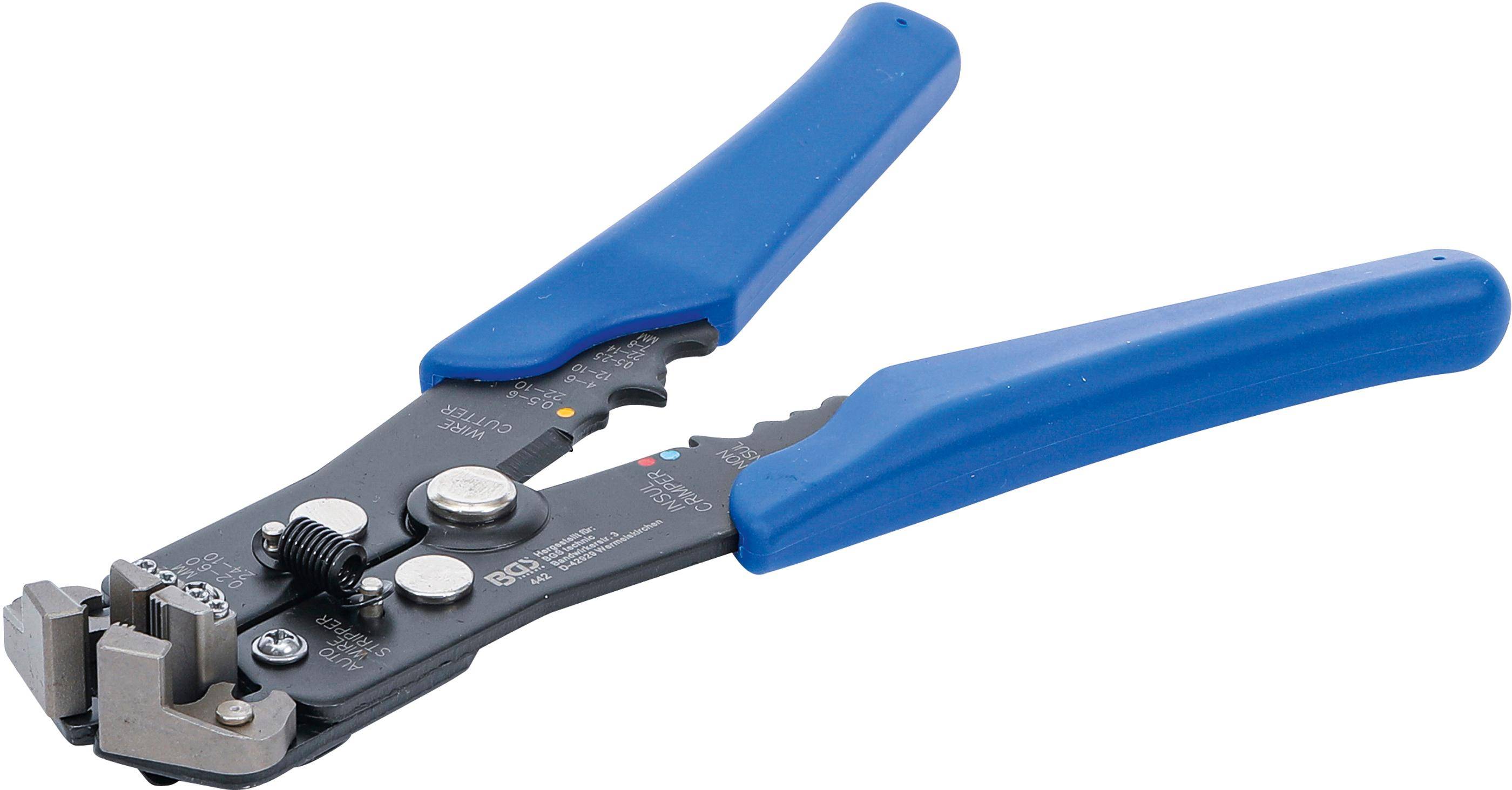 BGS Automatische Abisolierzange | fr Draht- 0,13 - 6 mm | 210 mm