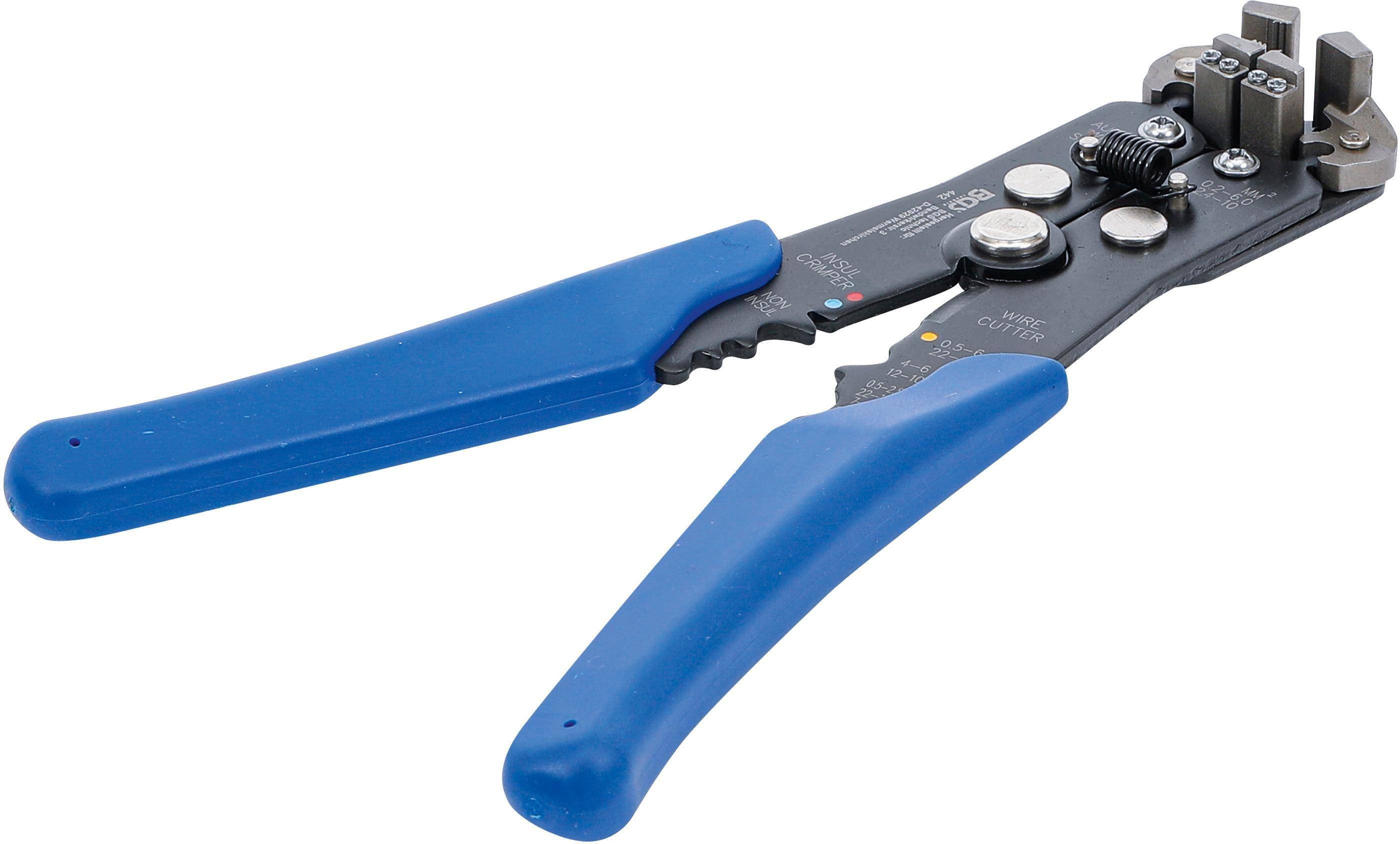 BGS Automatische Abisolierzange | fr Draht- 0,13 - 6 mm | 210 mm