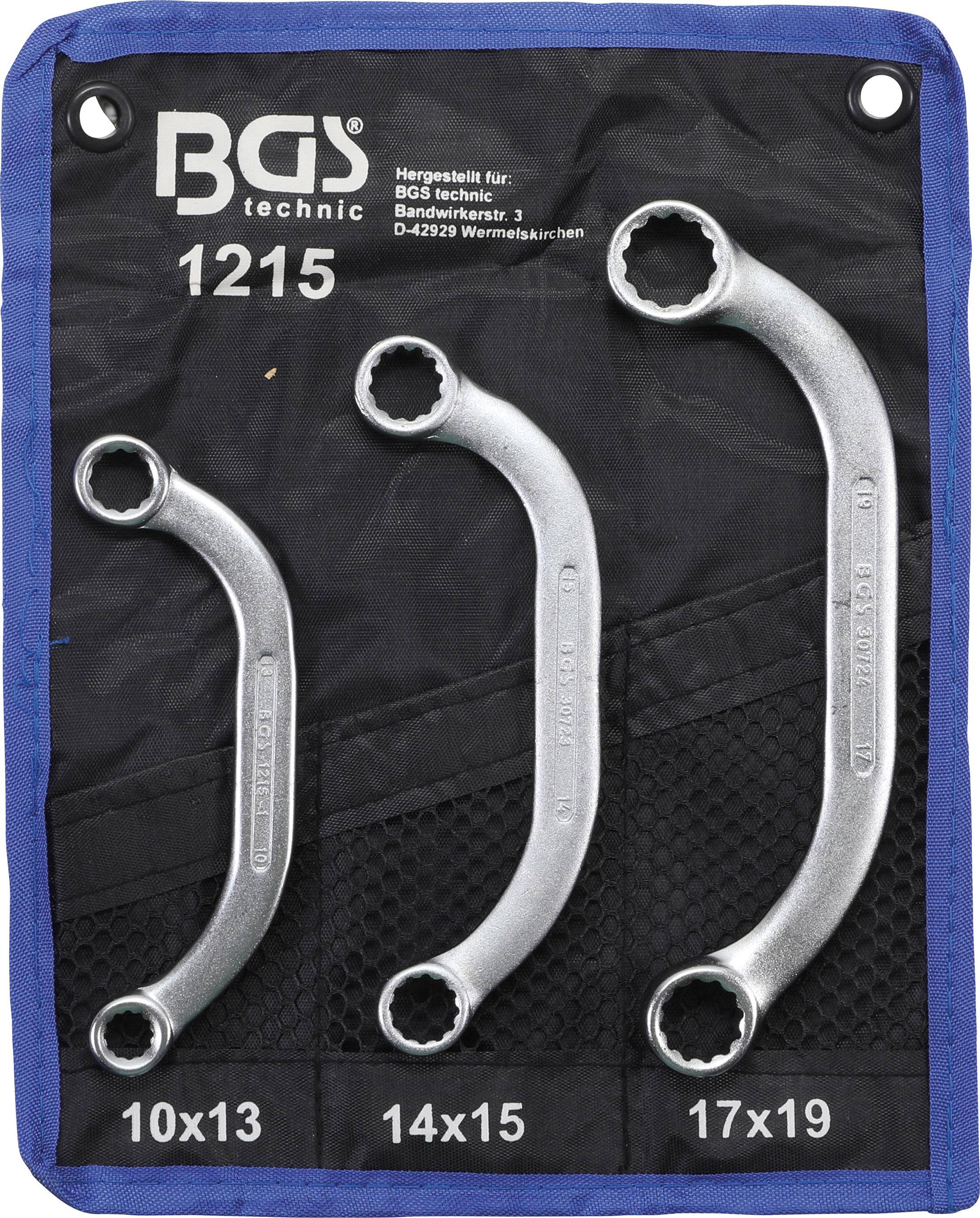 BGS Starter- und Blockschlssel-Satz | SW 10 x 13 - 17 x 19 mm | 3-tlg.