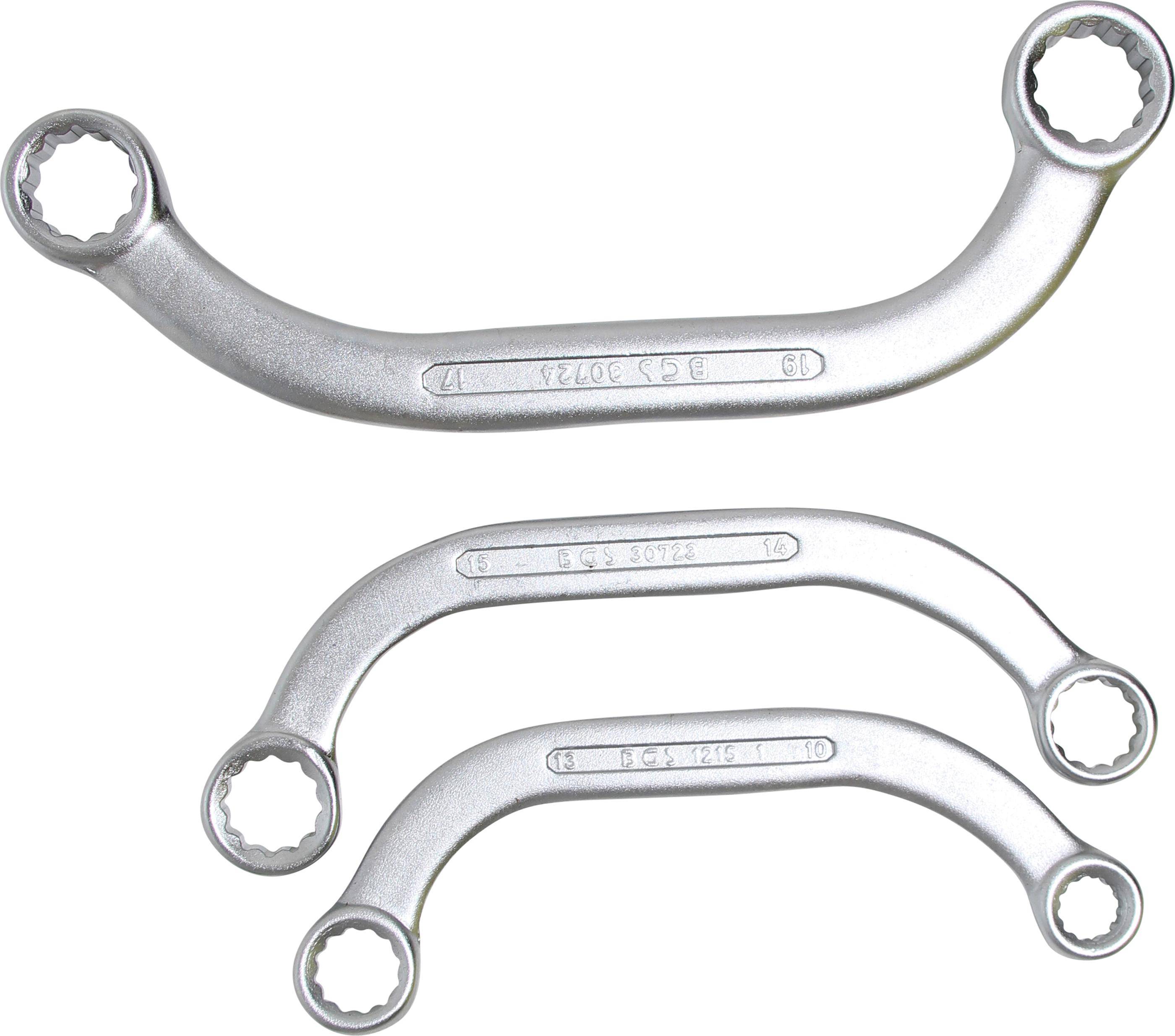 BGS Starter- und Blockschlssel-Satz | SW 10 x 13 - 17 x 19 mm | 3-tlg.