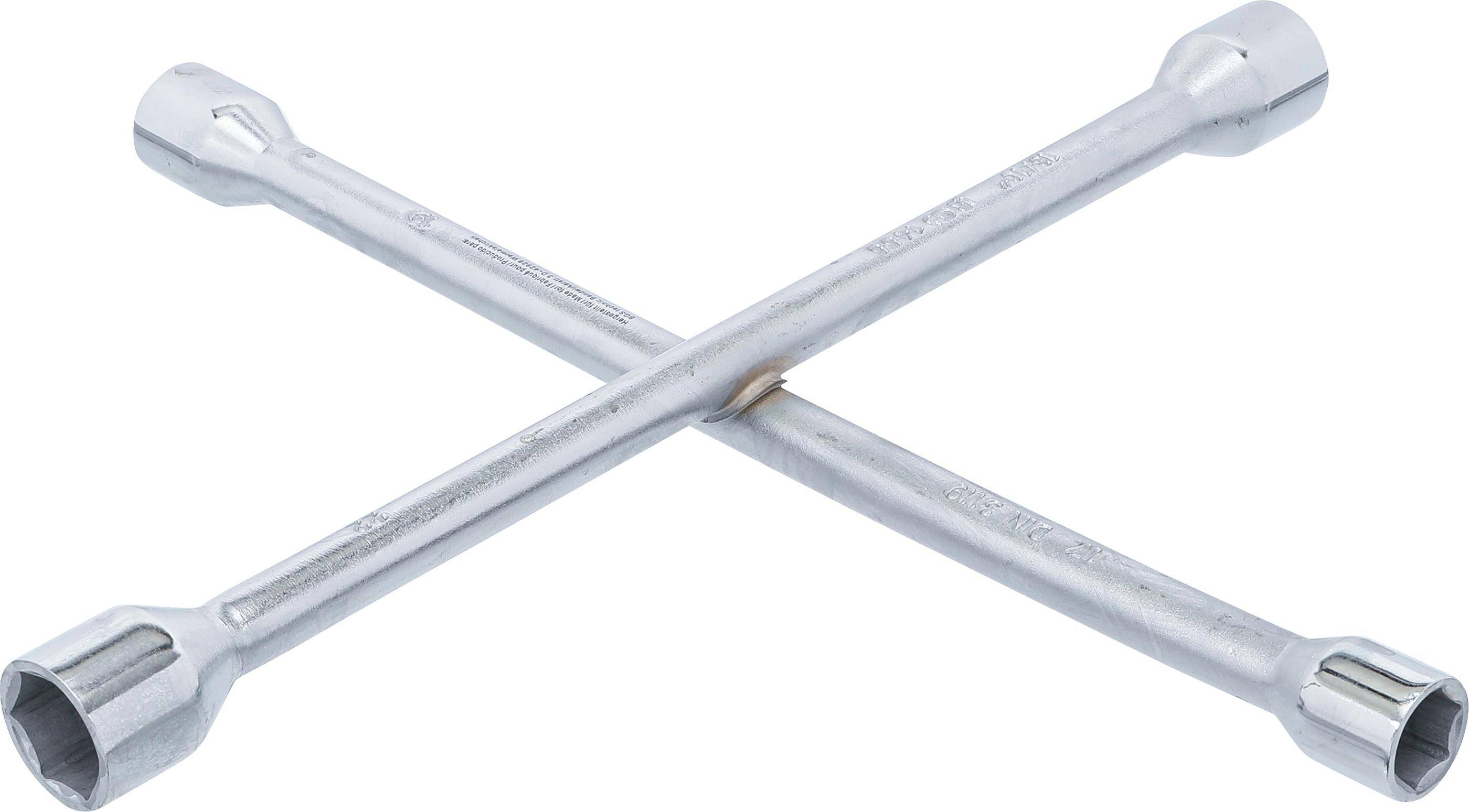 BGS technic Rad-Kreuzschlüssel | für Pkw | SW 17 x 19 x 22 mm x 13/16"