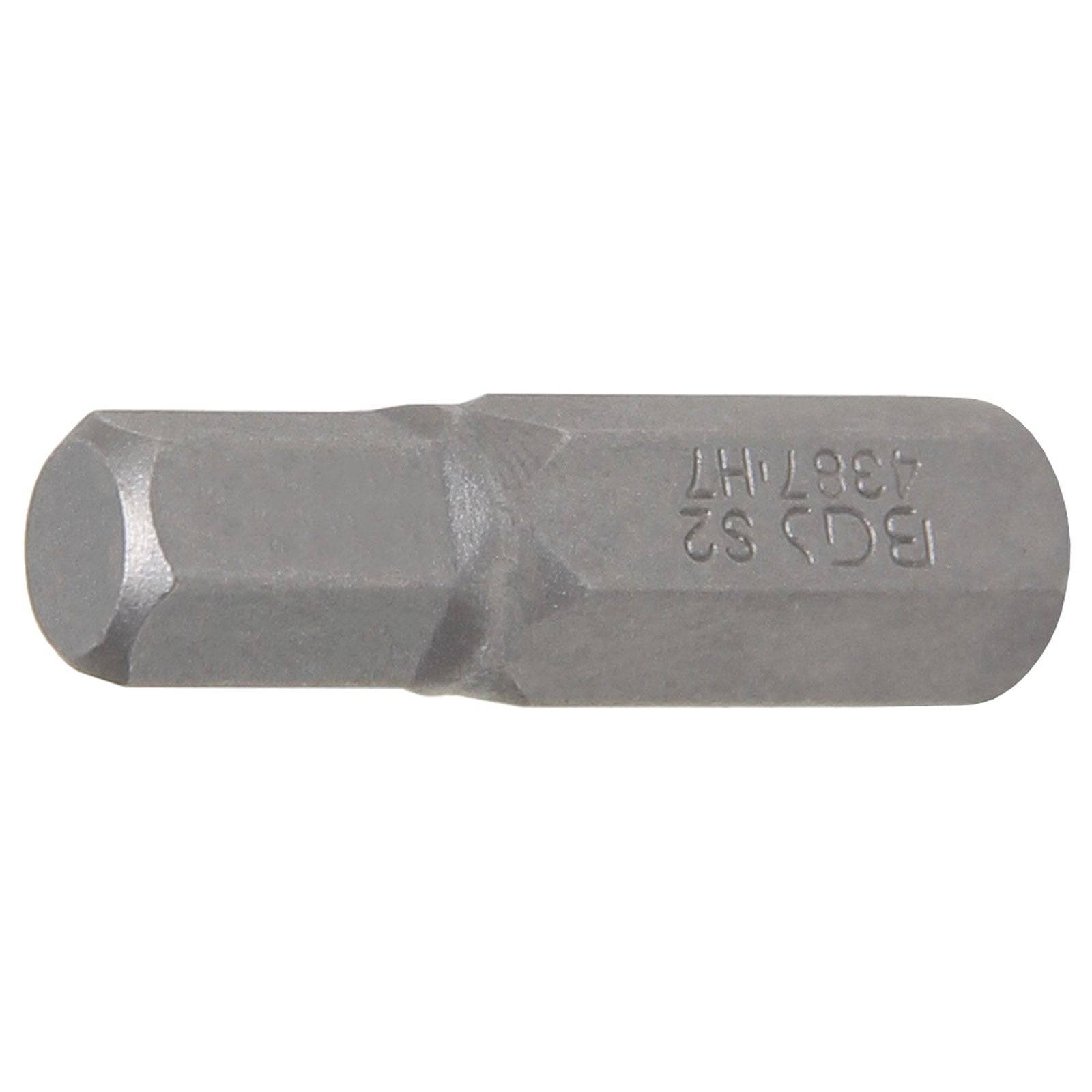 Ein sechseckiger Metall-Schraubendreher-Bit mit der Gravur 'BC 32 4387A1' an seiner Seite, konzipiert für die Verwendung mit kompatiblen Schraubenziehern.