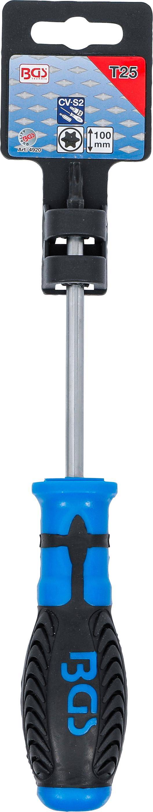 BGS technic Schraubendreher | T-Profil (fr Torx) T25 | Klingenlnge
