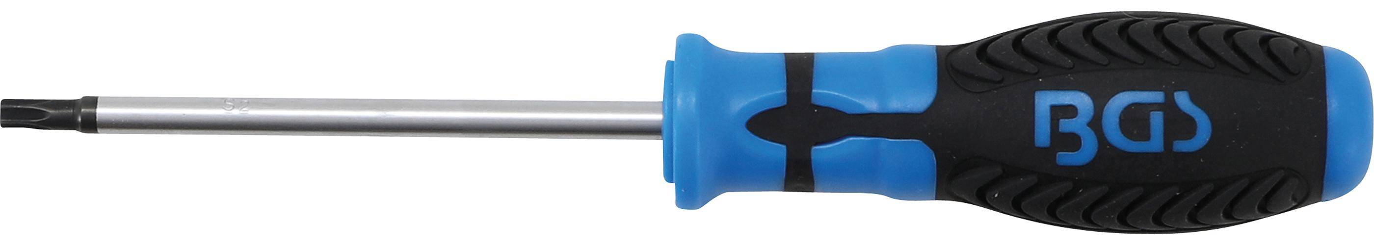 BGS Schraubendreher | T-Profil (für Torx) T27 | Klingenlänge 100 mm