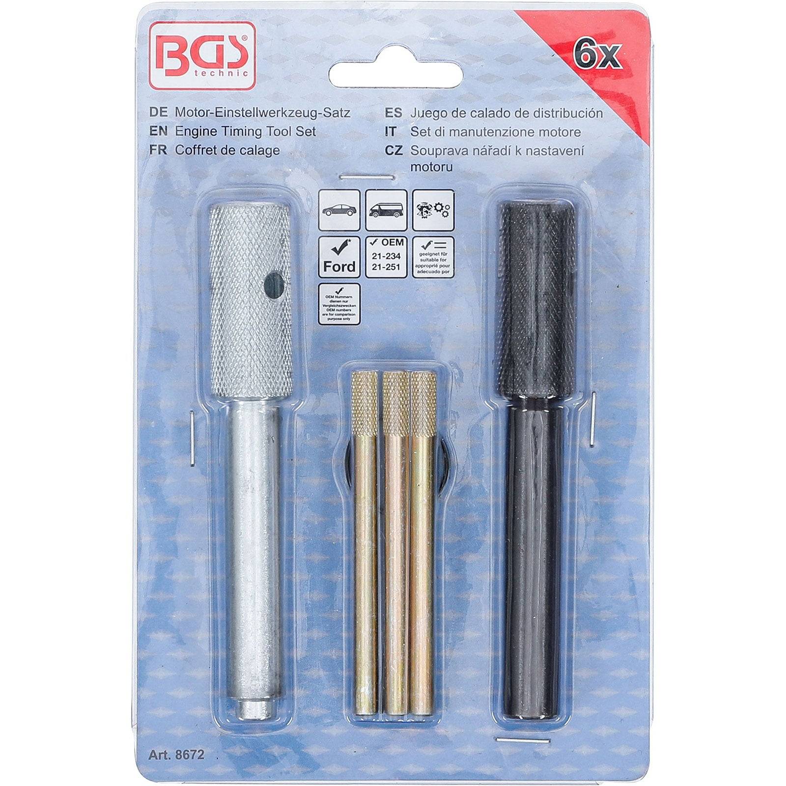 BGS Motor-Einstellwerkzeug-Satz für Ford Duratorq 2.0, 2.4 Diesel - 8672