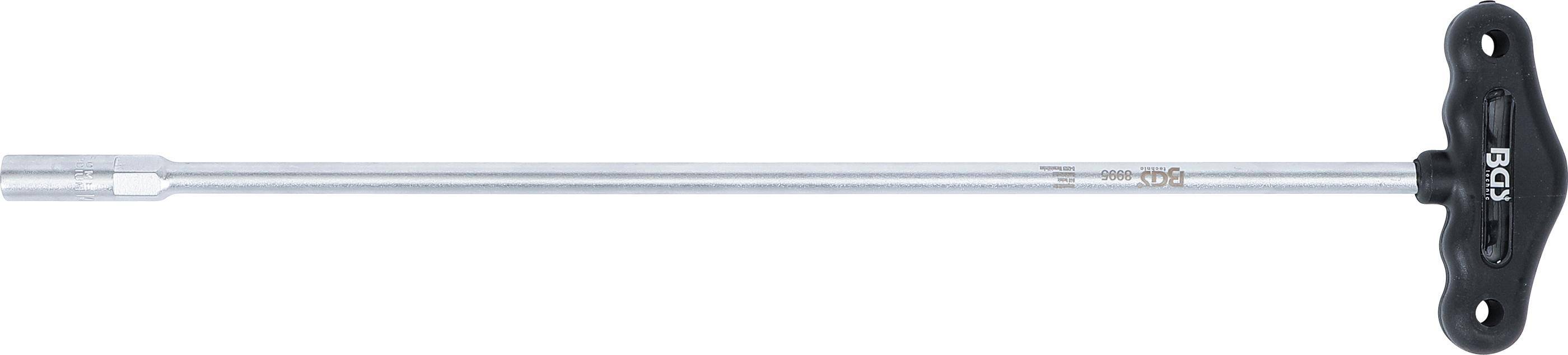BGS Steckschlüssel mit T-Griff, Sechskant | Länge 430 mm | SW 10 mm