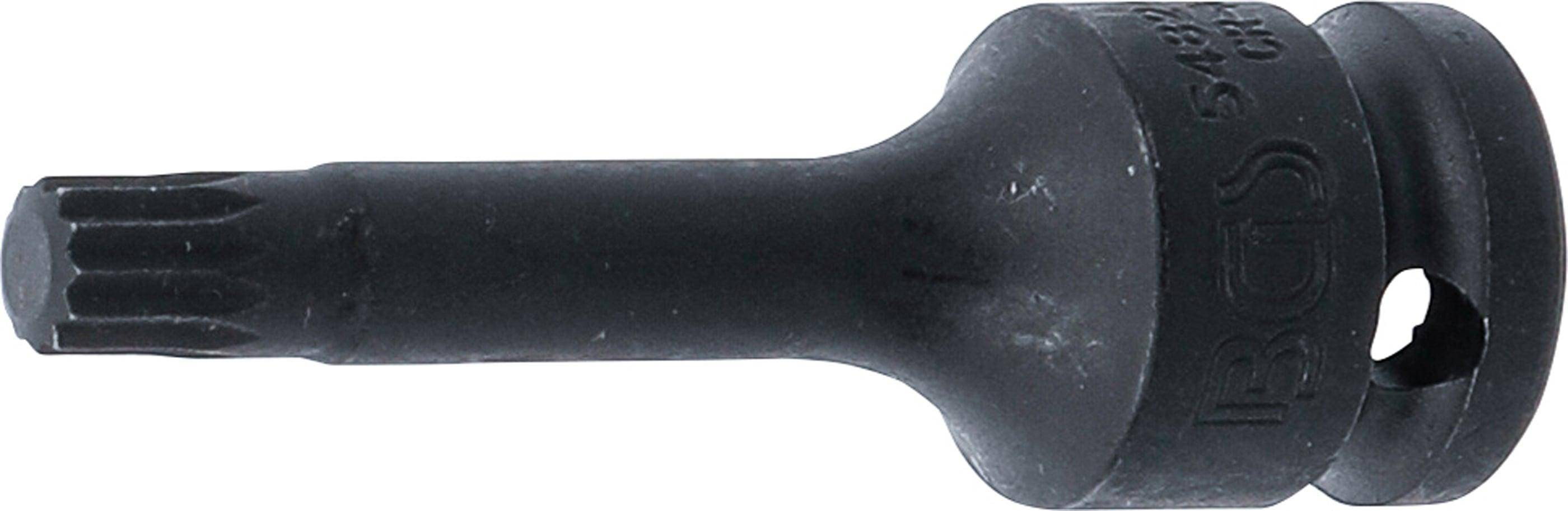 BGS technic Kraft-Bit-Einsatz | Lnge 75 mm | Antrieb Innenvierkant