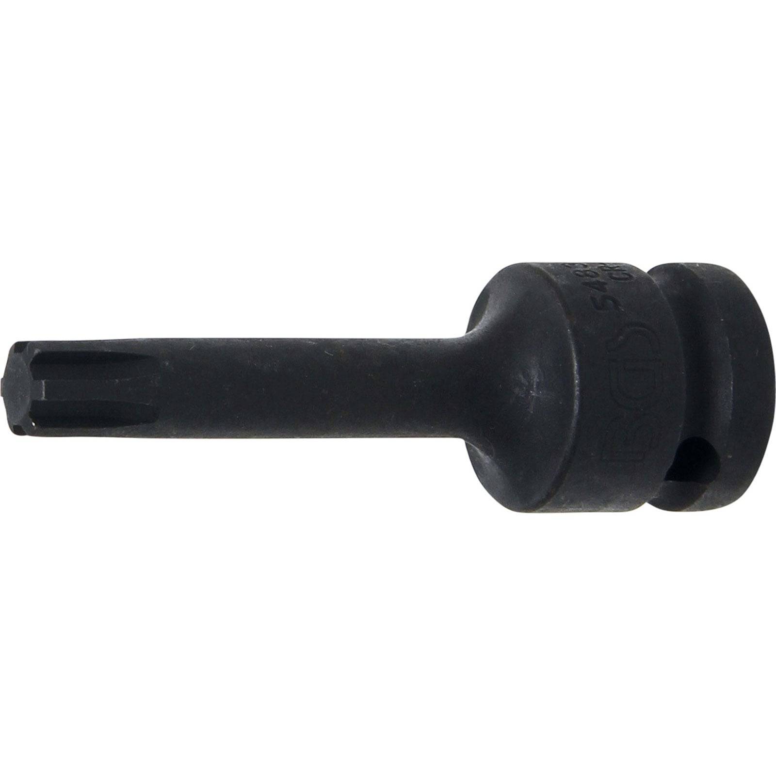 BGS Kraft-Bit-Einsatz Antrieb Innenvierkant 12,5 mm (1/2") Keil-Profil (für RIBE) M10 - 5483-M10