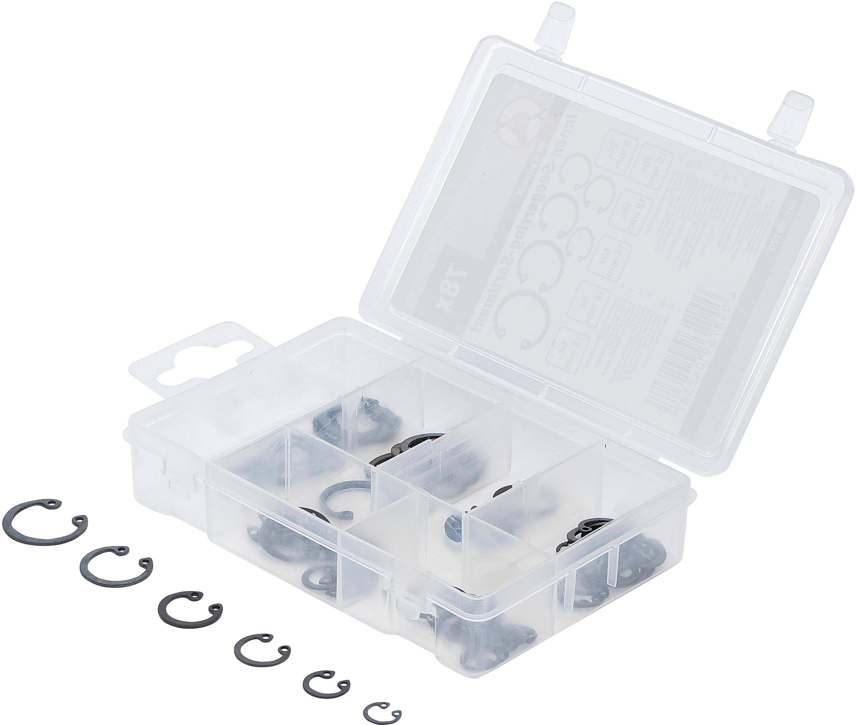 BGS Diy Innen-Seegerring-Sortiment (Sprengringe) | Ø 8 - 19 mm |