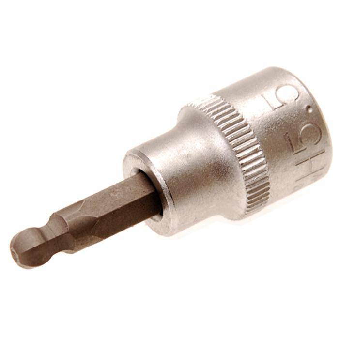 Bit-Einsatz - Innensechskant - 5,5 mm - mit Kugelkopf - 3/8" Antrieb - CV-Stahl