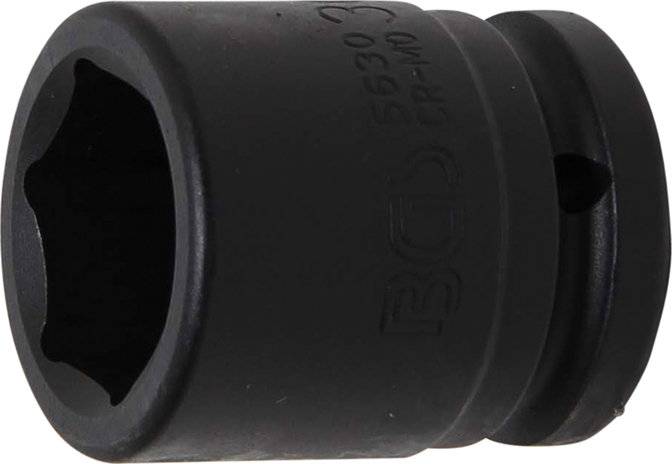 Kraft-Steckschlüssel-Einsatz Sechskant Antrieb Innenvierkant 20 mm (3/4) SW 30 mm