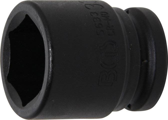 Kraft-Steckschlüssel-Einsatz Sechskant Antrieb Innenvierkant 20 mm (3/4) SW 33 mm