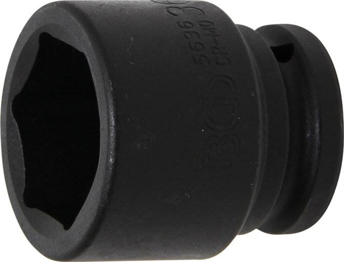 Kraft-Steckschlüssel-Einsatz Sechskant Antrieb Innenvierkant 20 mm (3/4) SW 36 mm