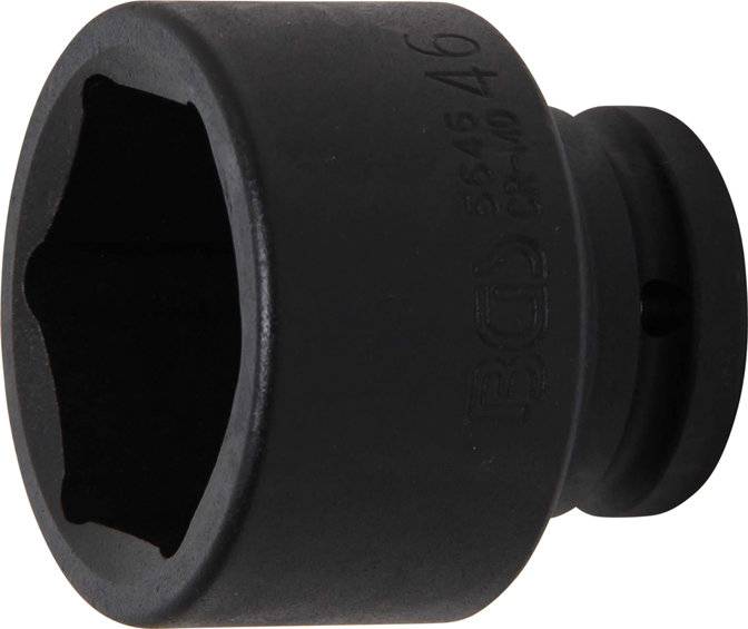 Kraft-Steckschlüssel-Einsatz Sechskant Antrieb Innenvierkant 20 mm (3/4) SW 46 mm
