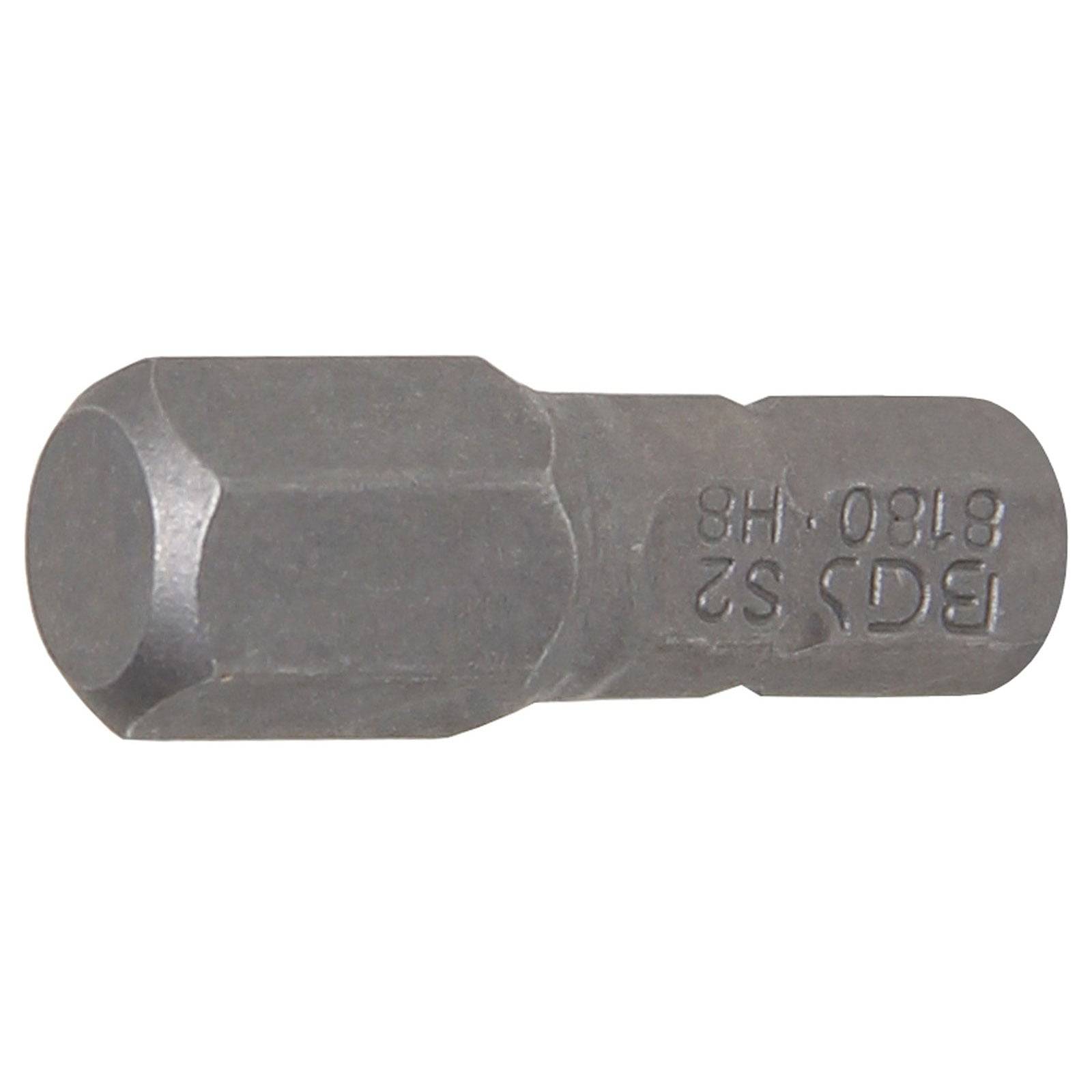 Ein Sechskant-Schraubendreher-Bit mit eingraviertem Text '8DS2 8160 PH6', der die Größe und den Typ anzeigt. Aus Metall gefertigt, wahrscheinlich für Schraubverbindungen.