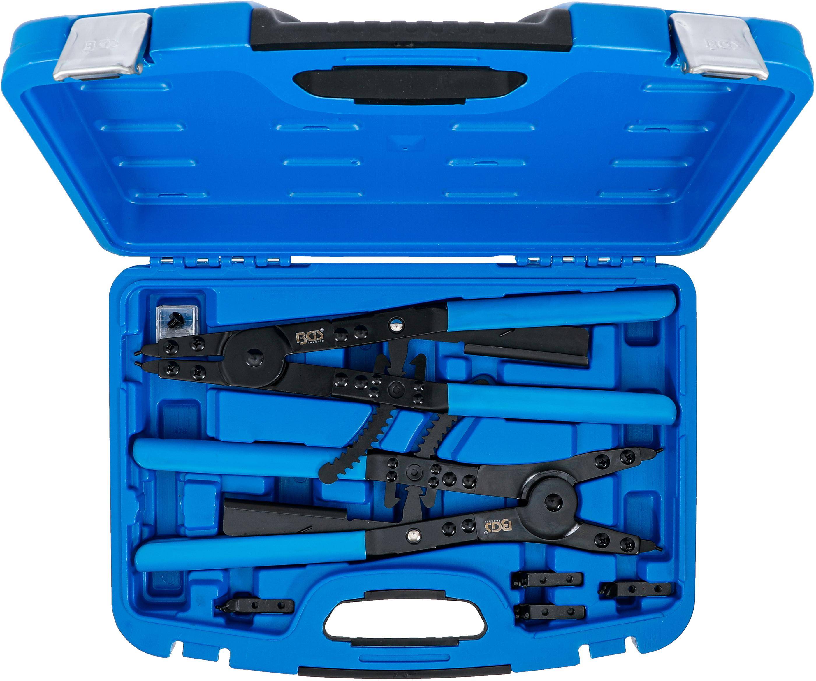 BGS technic Sprengringzangen-Satz | fr NFZ | auswechselbare Spitzen |