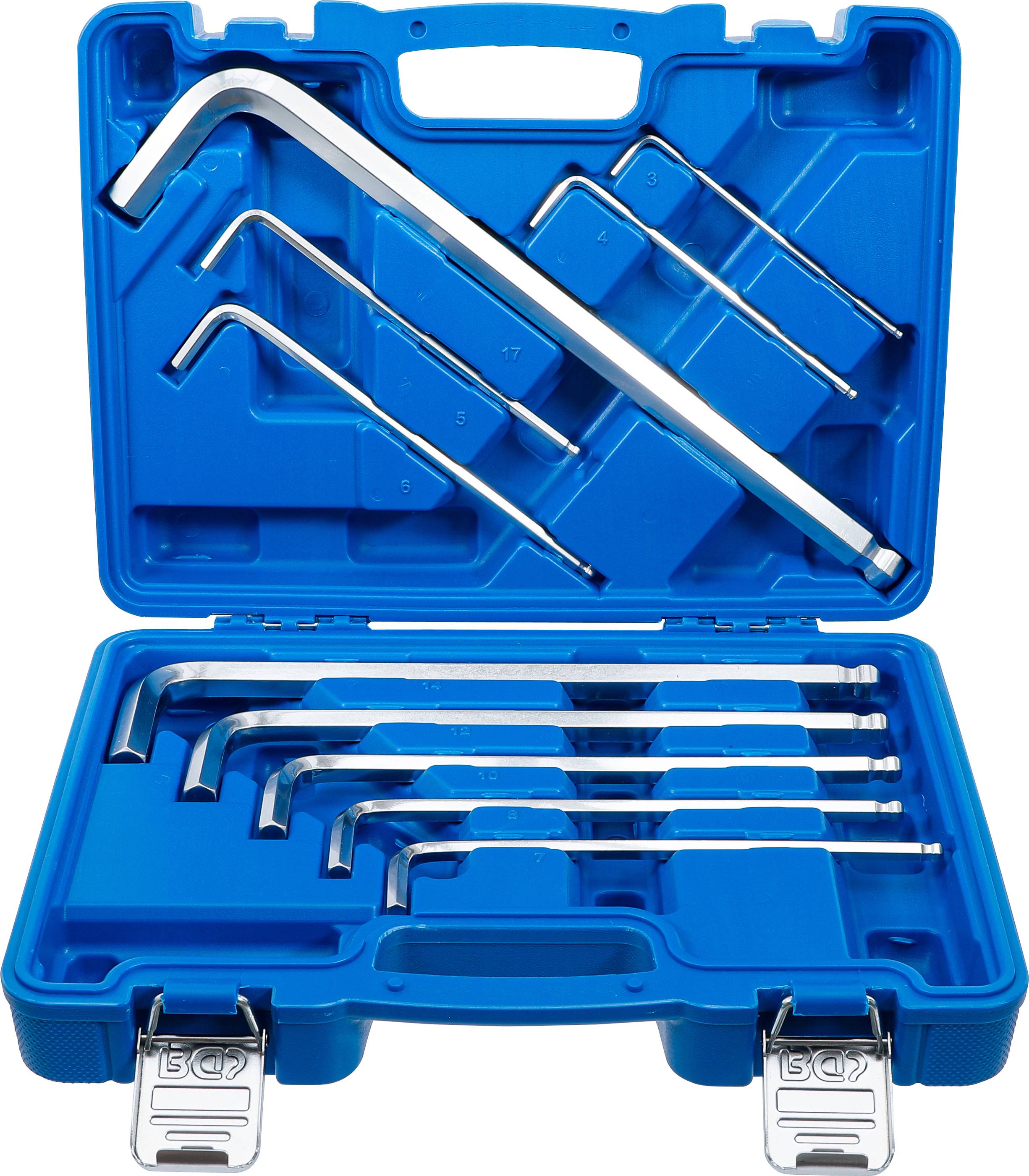 BGS technic Winkelschlssel-Satz | "Max" | Innensechskant 3 - 17 mm |
