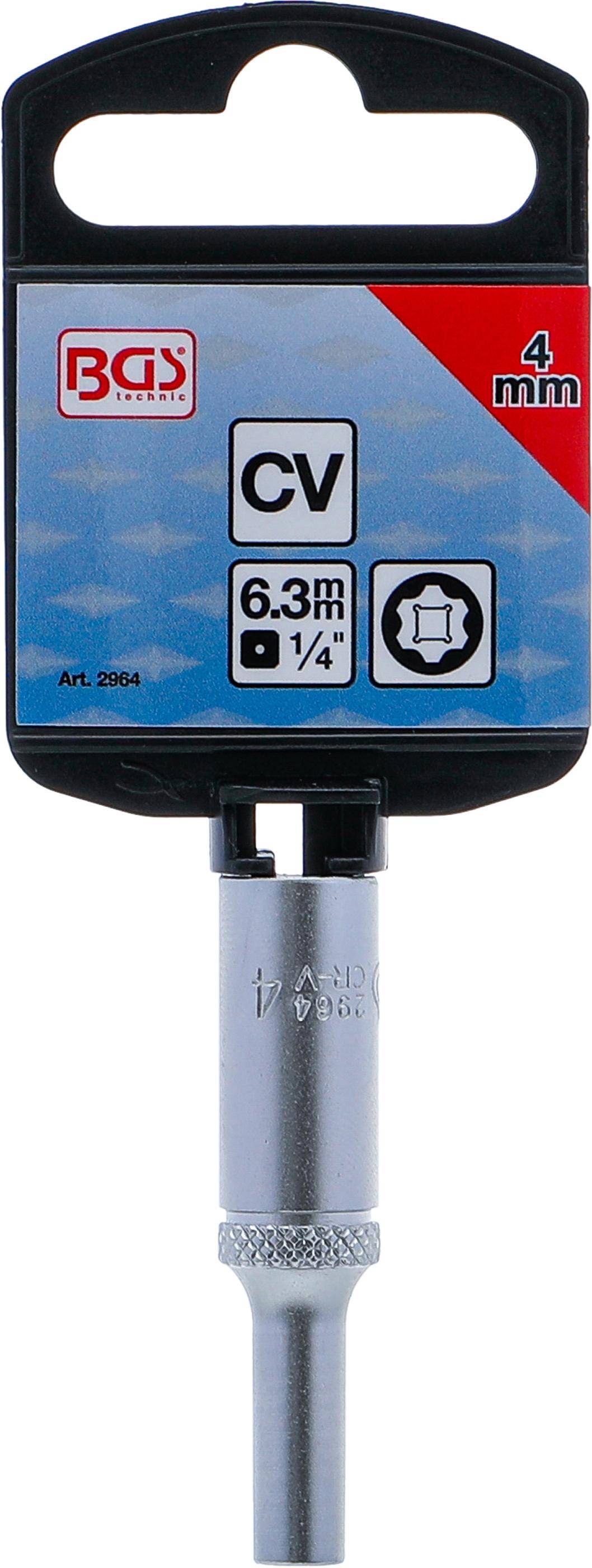 BGS Steckschlüssel-Einsatz Super Lock, tief | Antrieb Innenvierkant