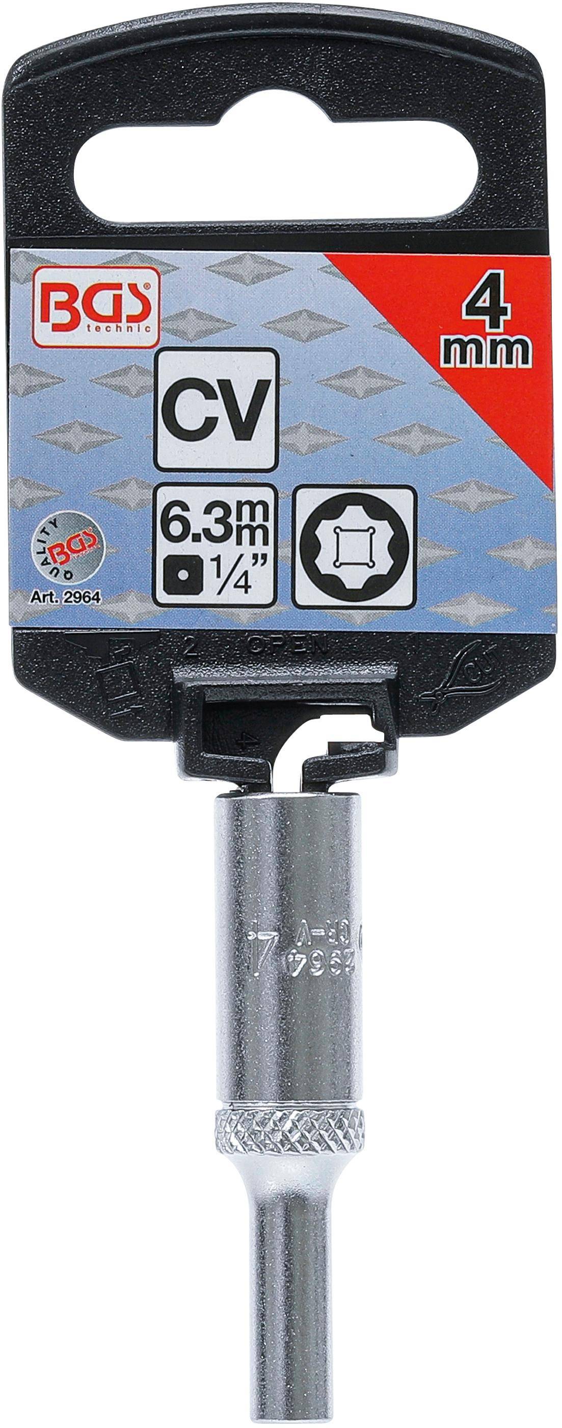 BGS Steckschlüssel-Einsatz Super Lock, tief | Antrieb Innenvierkant