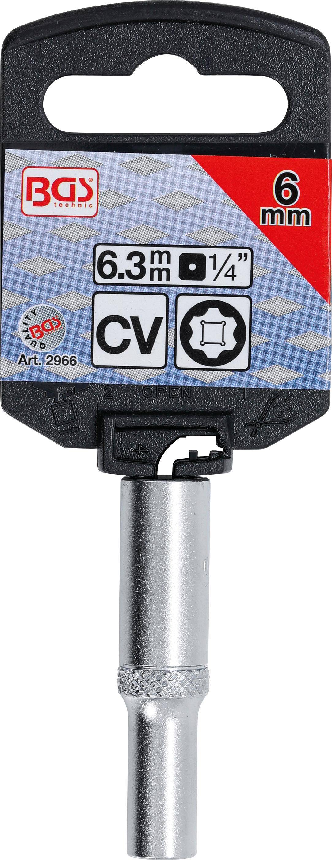 BGS Steckschlüssel-Einsatz Super Lock, tief | Antrieb Innenvierkant