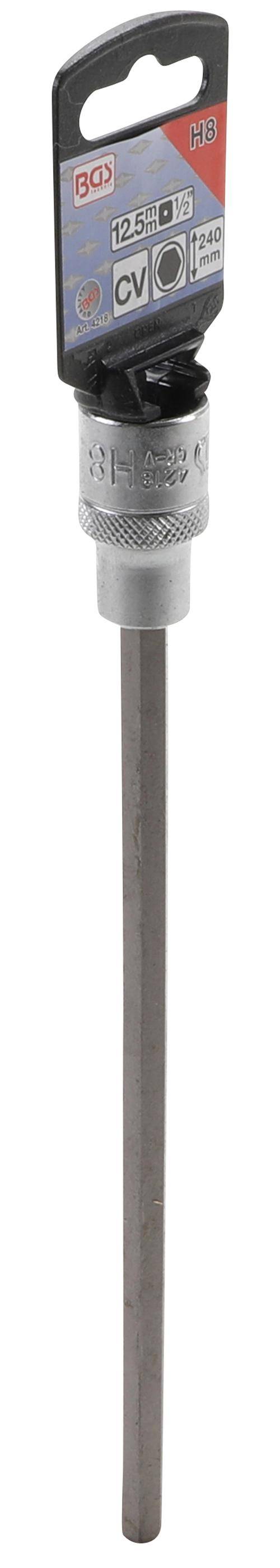 BGS Bit-Einsatz | Länge 240 mm | Antrieb Innenvierkant 12,5 mm (1/2")