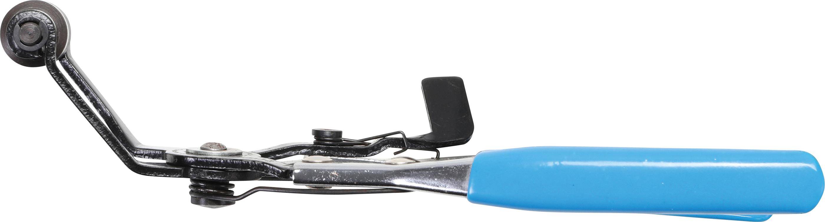 BGS technic Schlauchklemmenzange | abgewinkelt | mit Ratschenfunktion