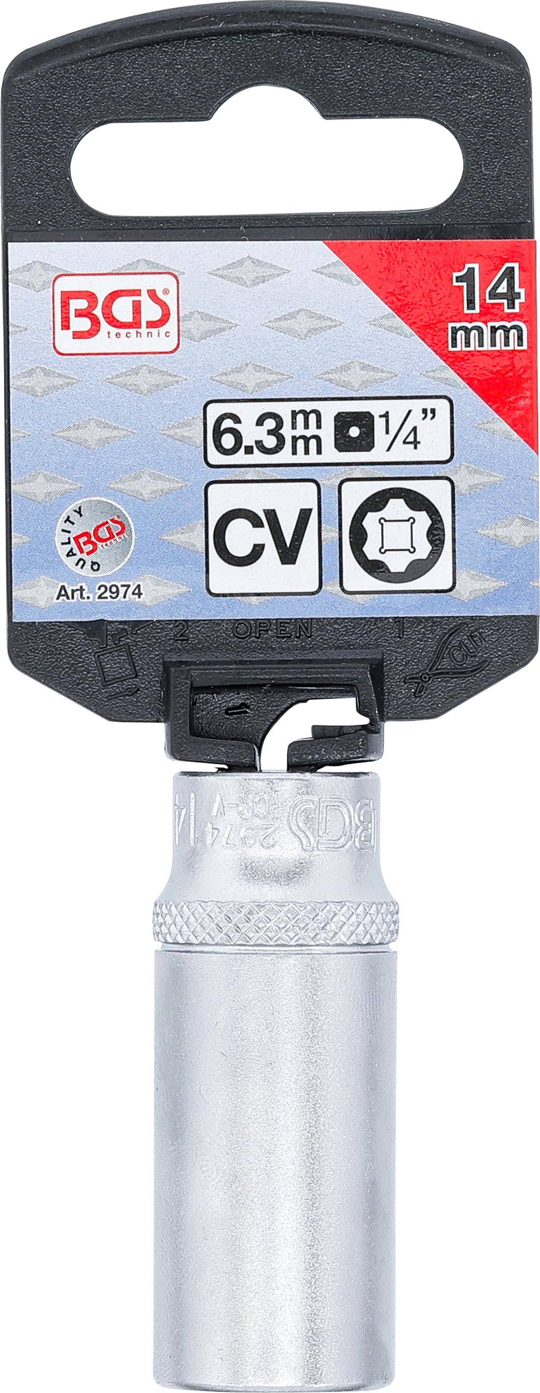 BGS Steckschlssel-Einsatz Super Lock, tief | Antrieb Innenvierkant