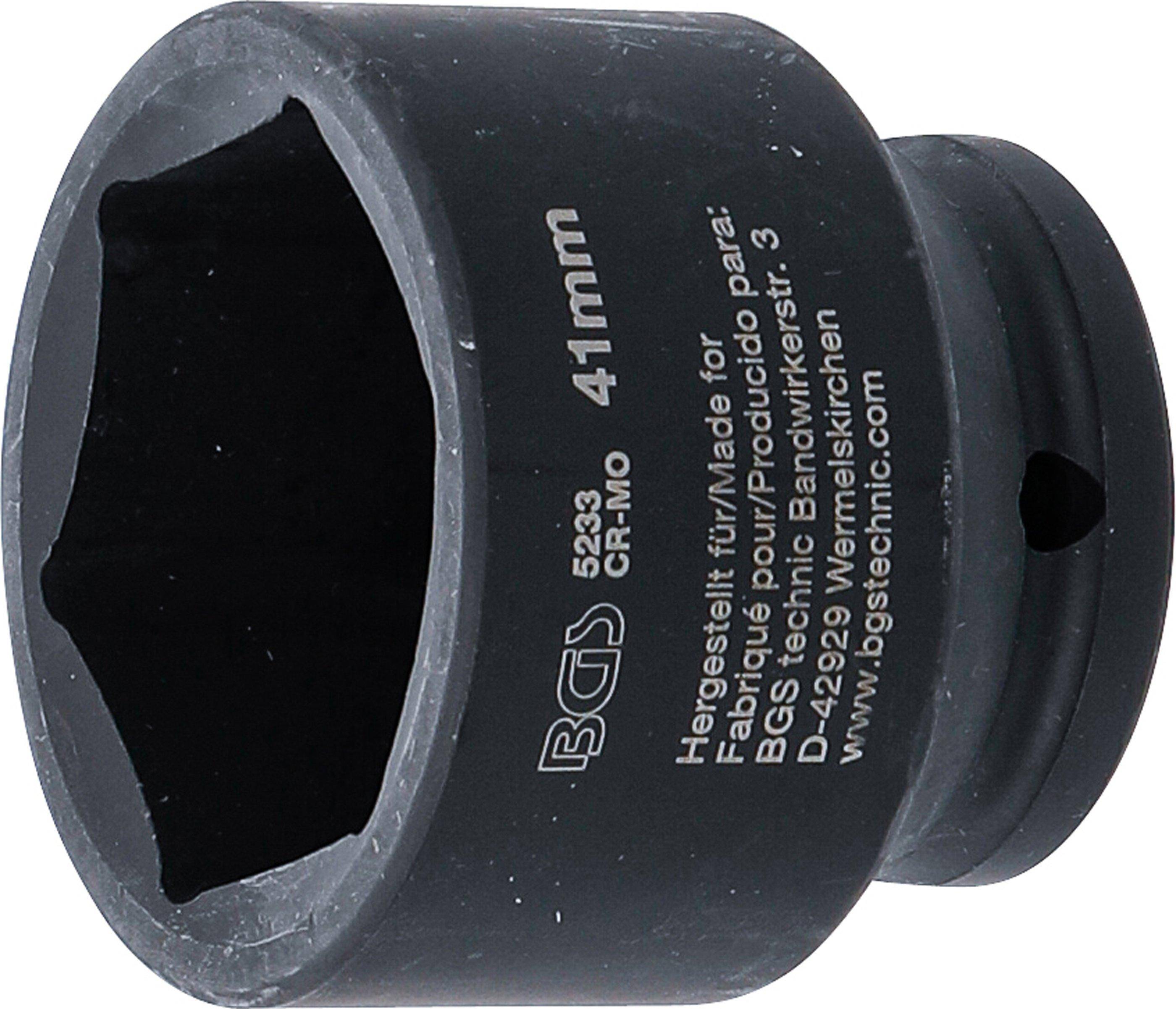 BGS Kraft-Steckschlüssel-Einsatz Sechskant | Antrieb Innenvierkant
