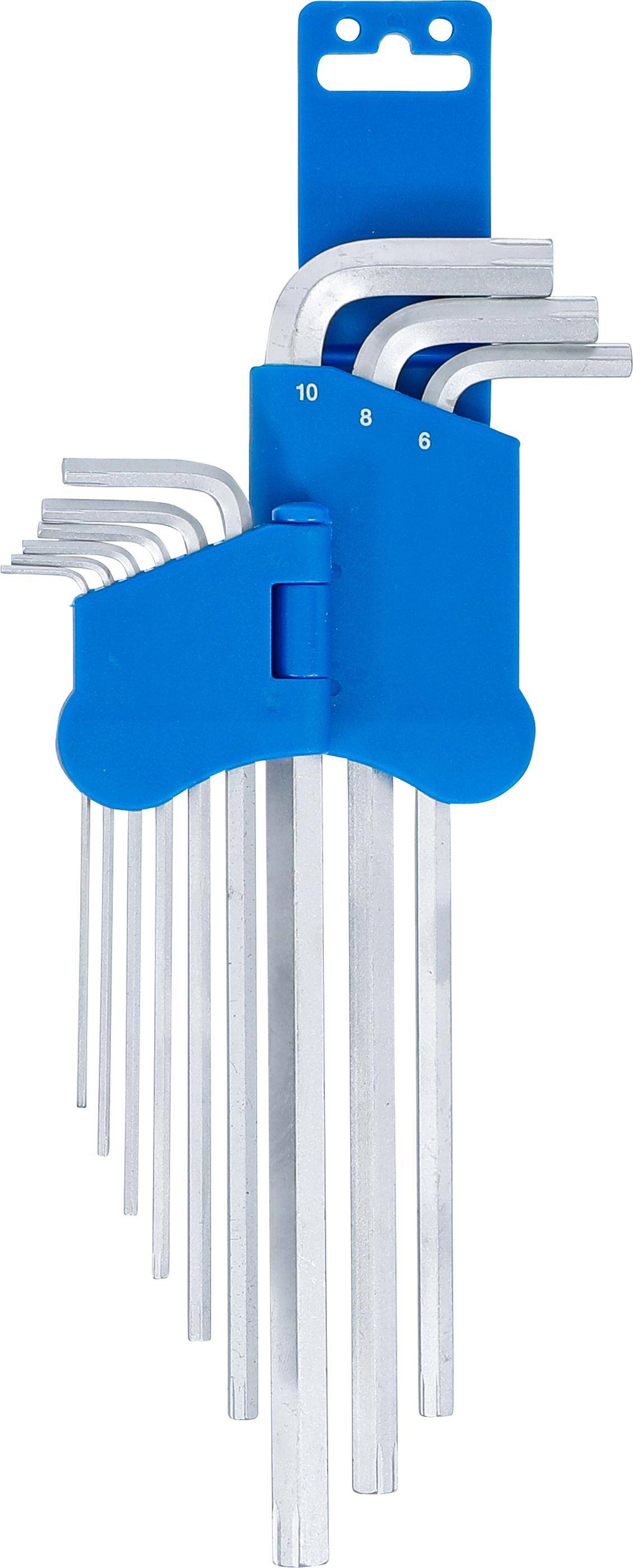 BGS technic Spezial-Winkelschlssel-Satz | Innensechskant 1,5 - 10 mm