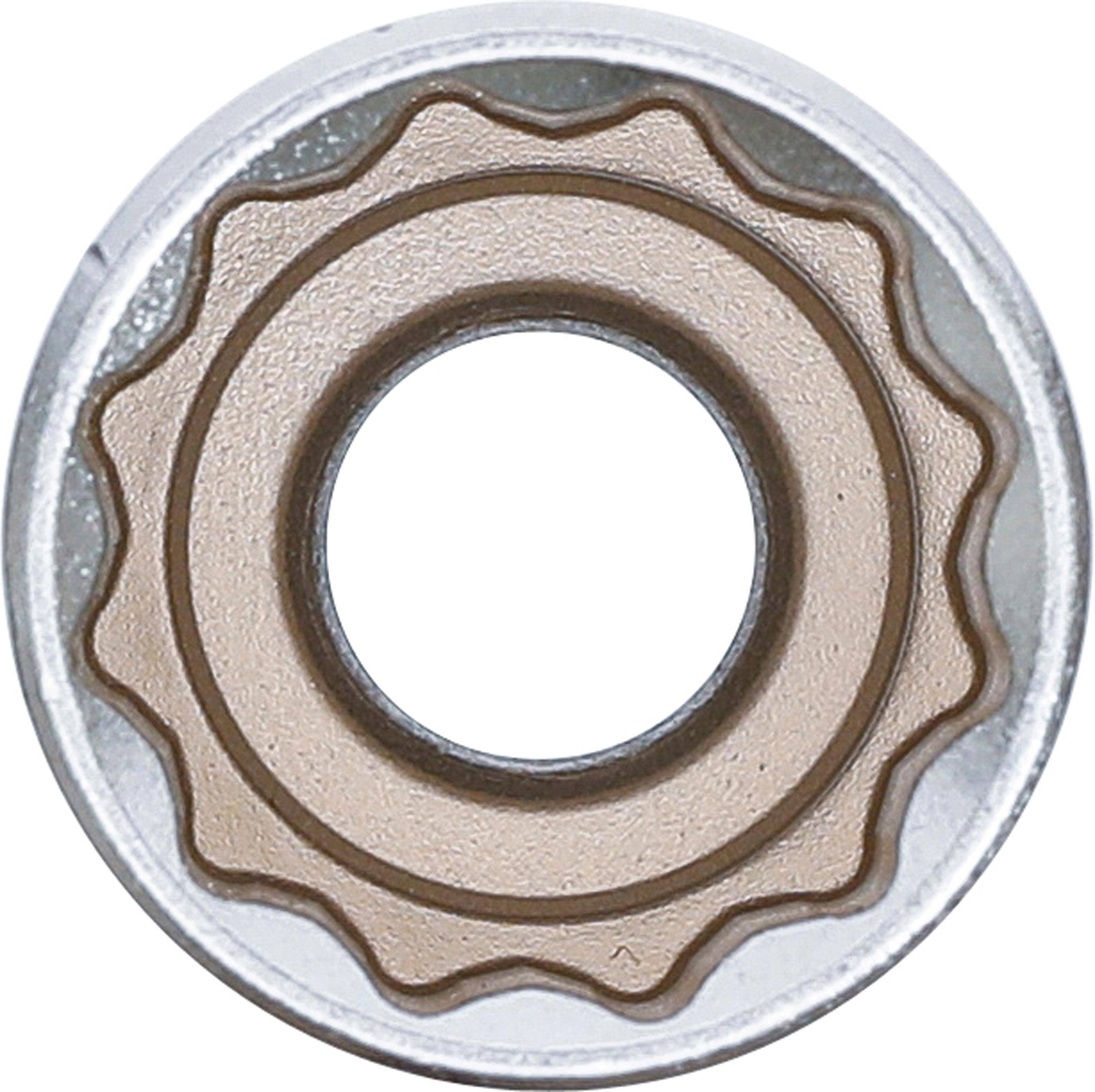 BGS Steckschlüssel-Einsatz Zwölfkant, tief | Antrieb Innenvierkant