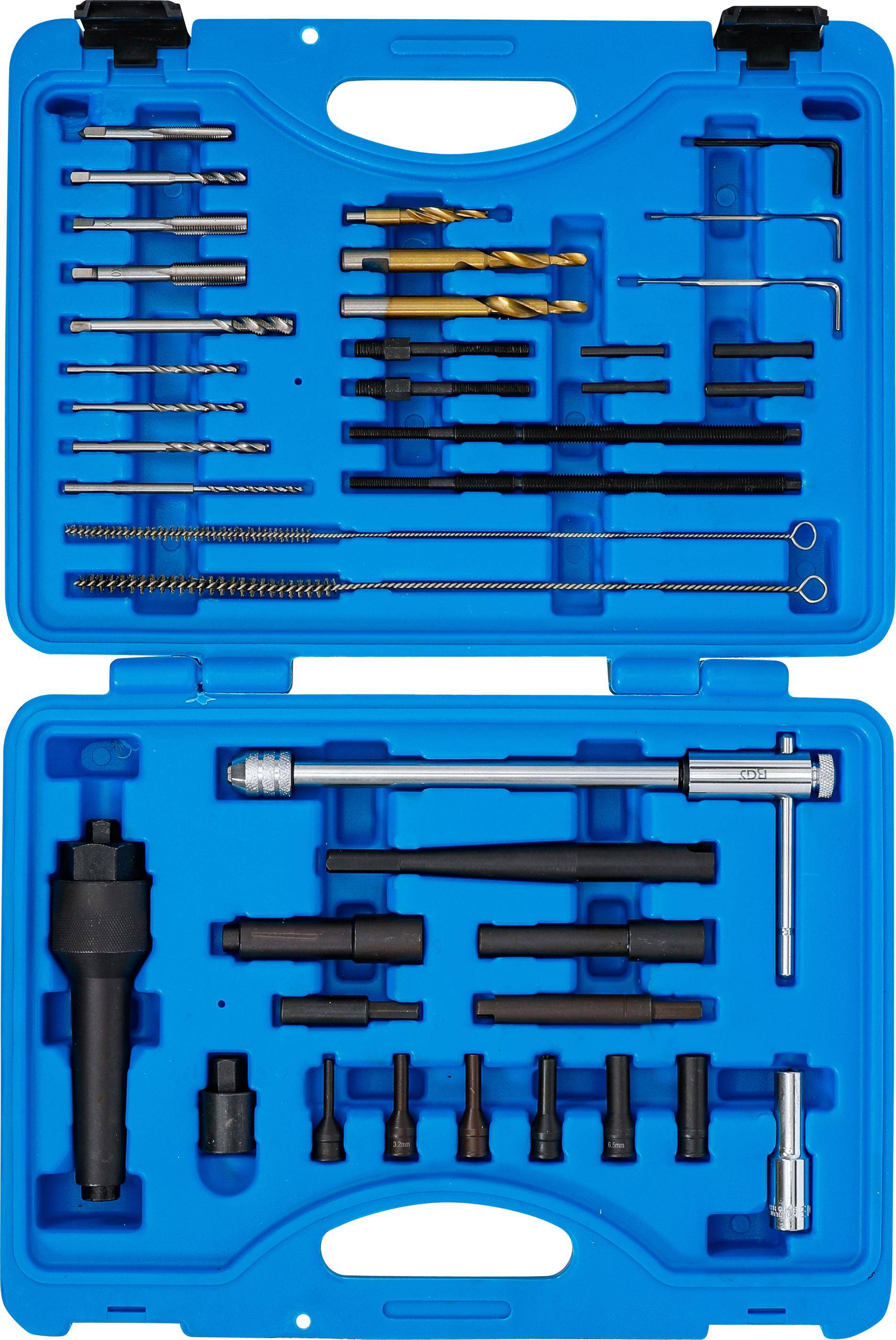 BGS Glhkerzen-Ausbau und Gewinde-Reparatur-Satz | M8, M10 | 41-tlg.