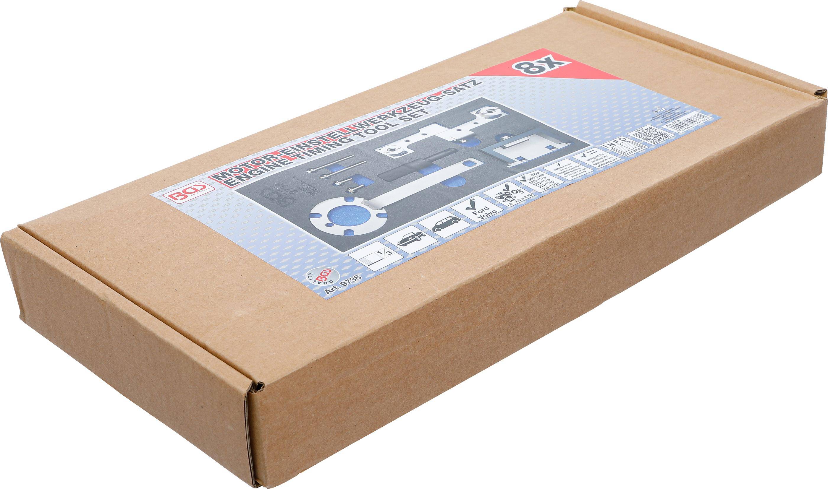 BGS technic Werkstattwageneinlage 1/3: Motor-Einstellwerkzeug-Satz |