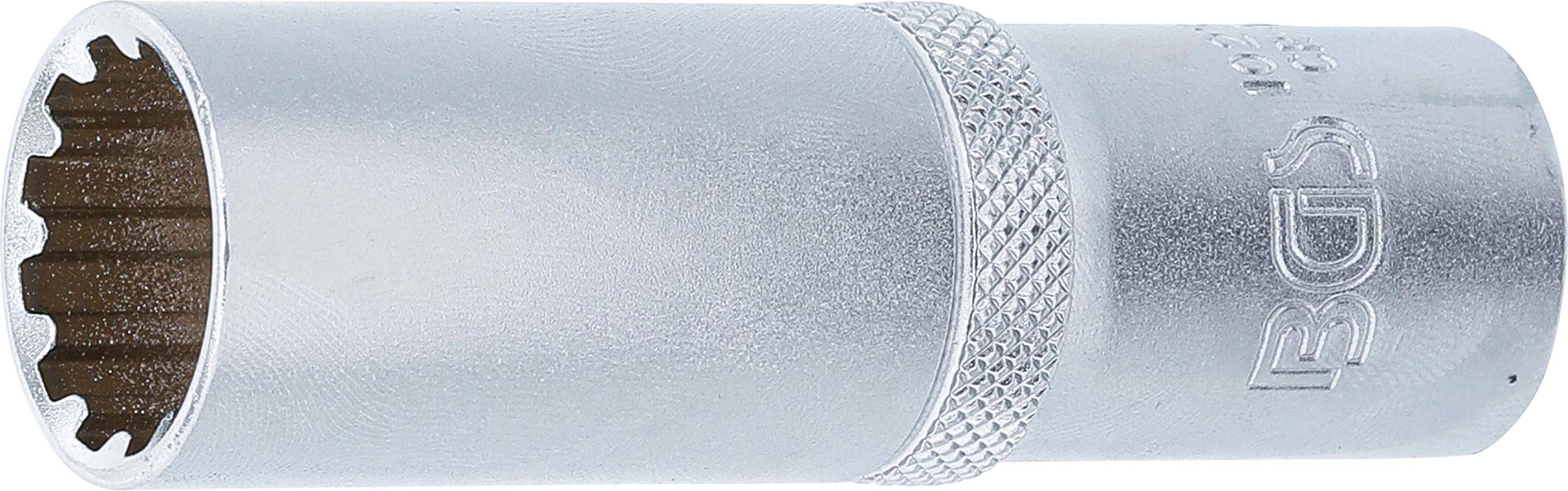 BGS Steckschlssel-Einsatz Gear Lock, tief | Antrieb Innenvierkant