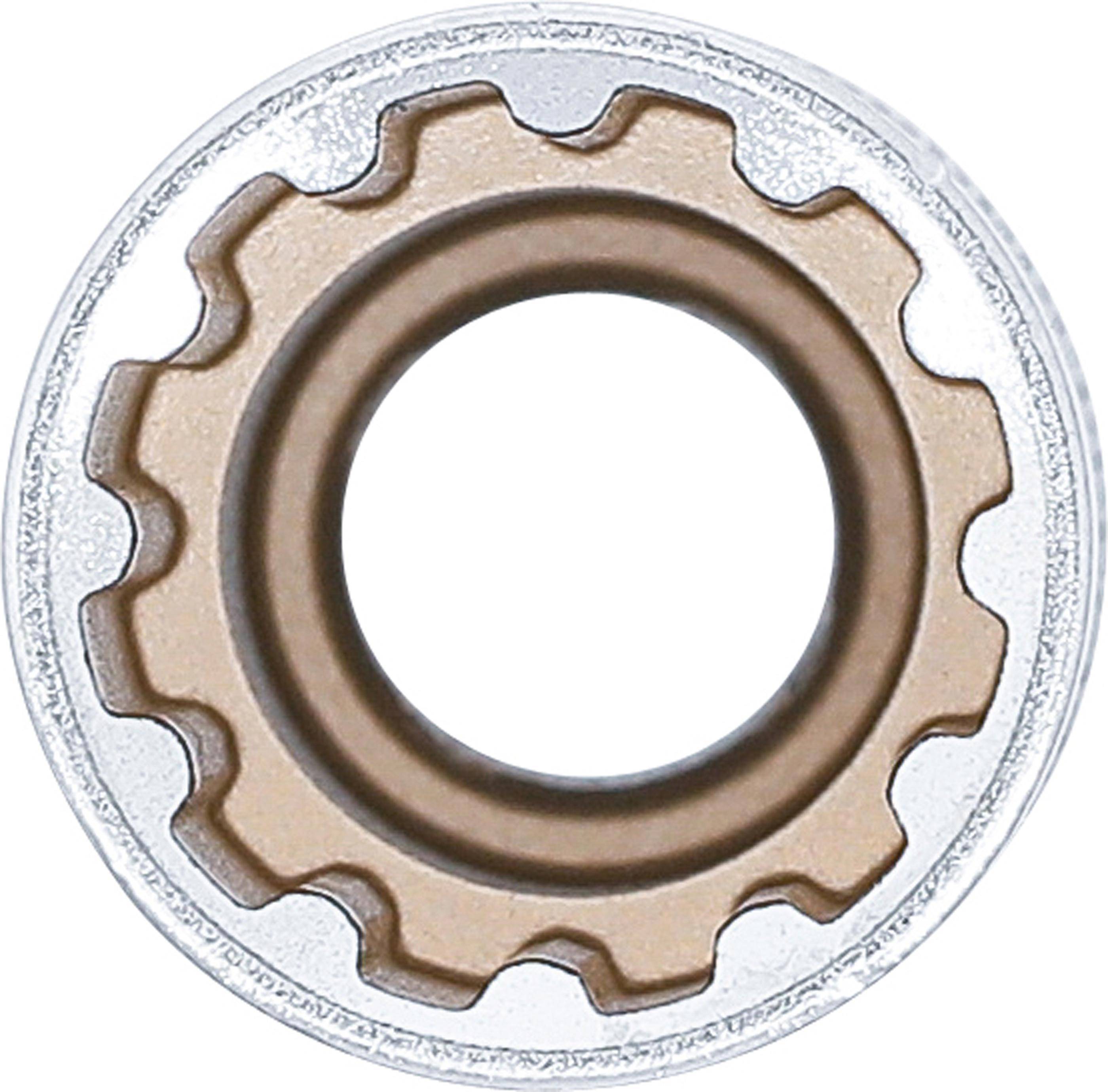 Steckschlüssel-Einsatz "Gear Lock von BGS" - 1/2" Antrieb - tief - Chrom-Vanadium-Stahl